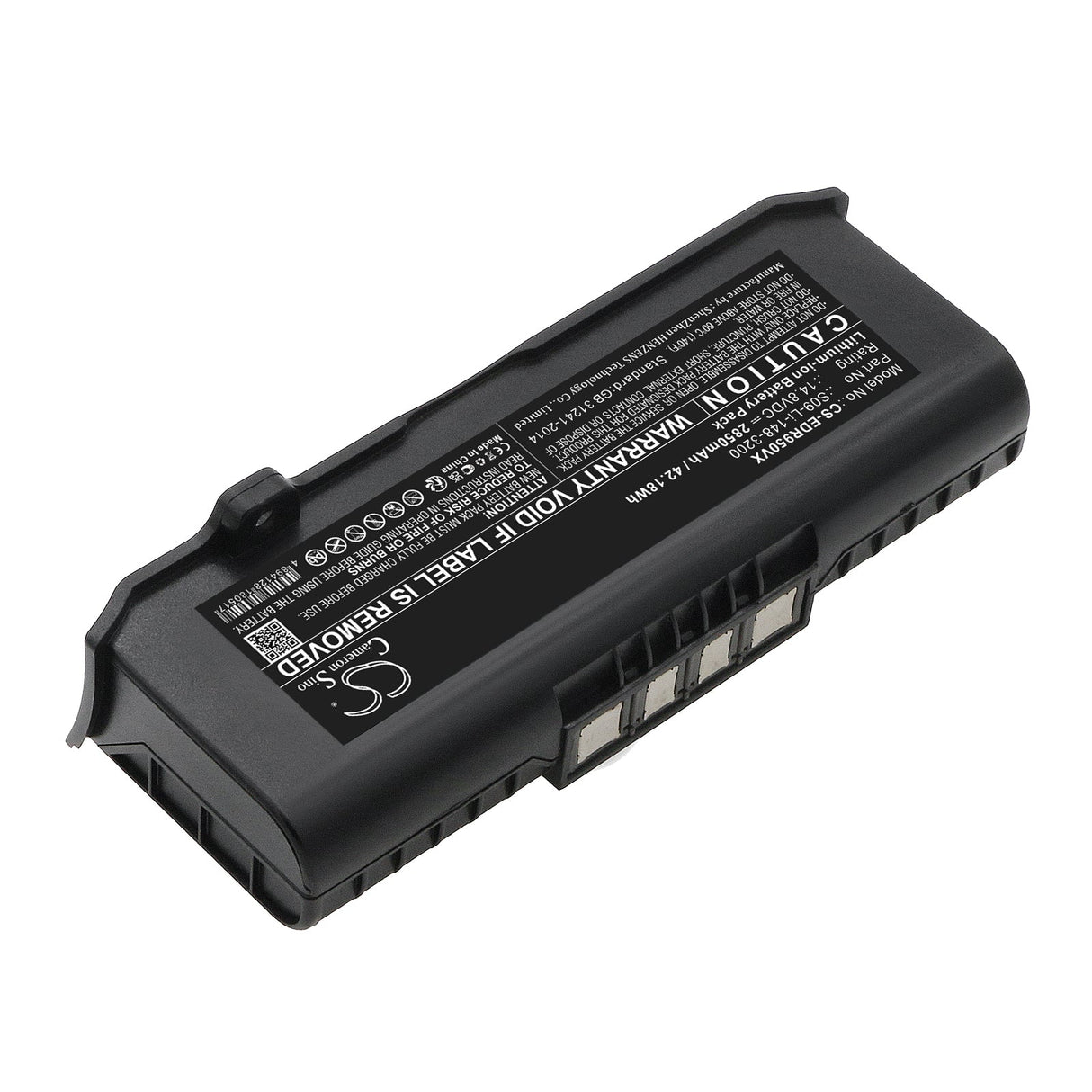 14.8V, Li-ion, 2850mAh, Vacuum Battery fits Ecovacs, Deebot R95, Deebot R95 Mk Ii, 42.18Wh Vacuum Cameron Sino Technology Limited (Suspended)