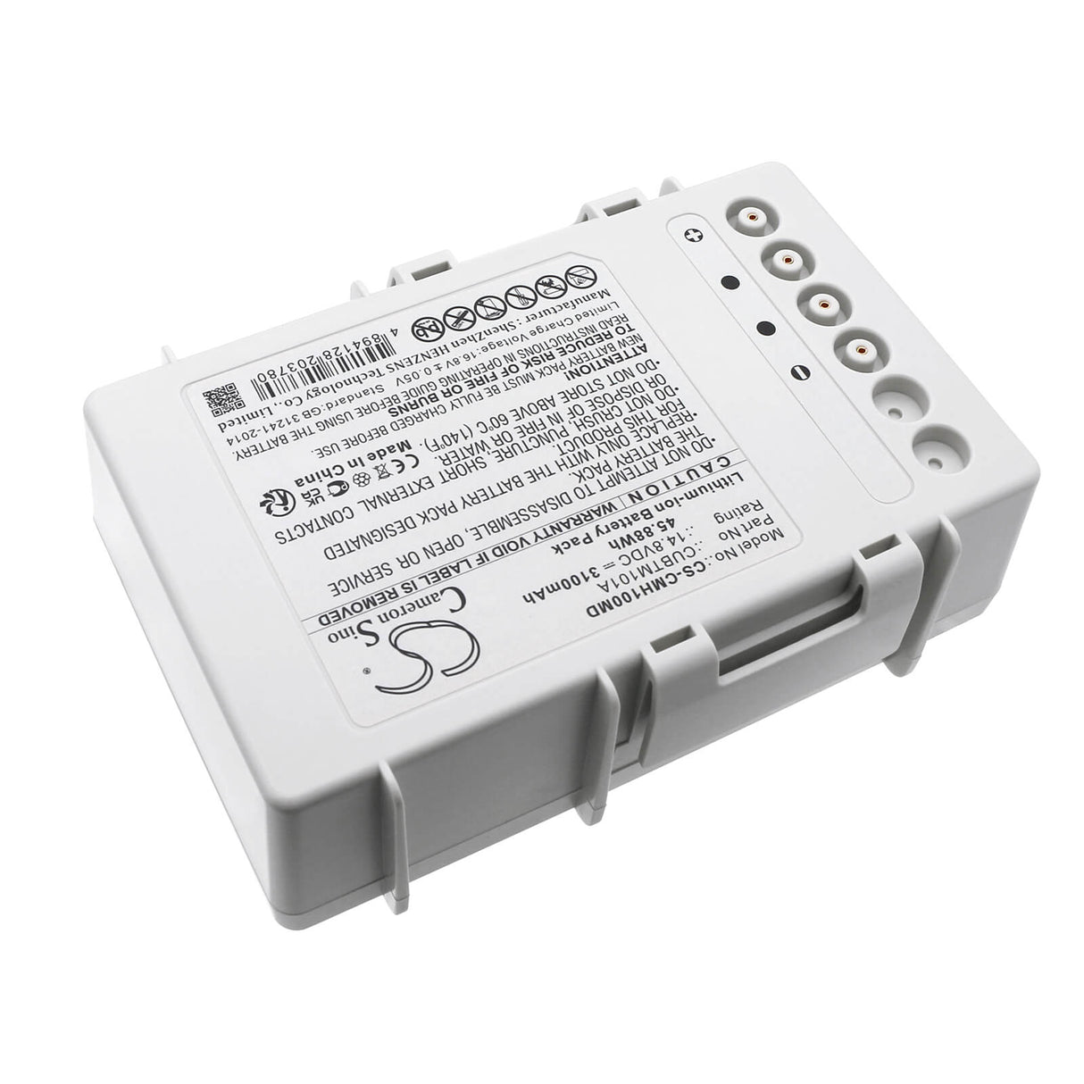14.8v, Li-ion, 3100mah, Medical battery Fits Cu Medical Cu-hd1, Lifegain Cu-hd1, 45.88wh Medical Cameron Sino Technology Limited (Medical)