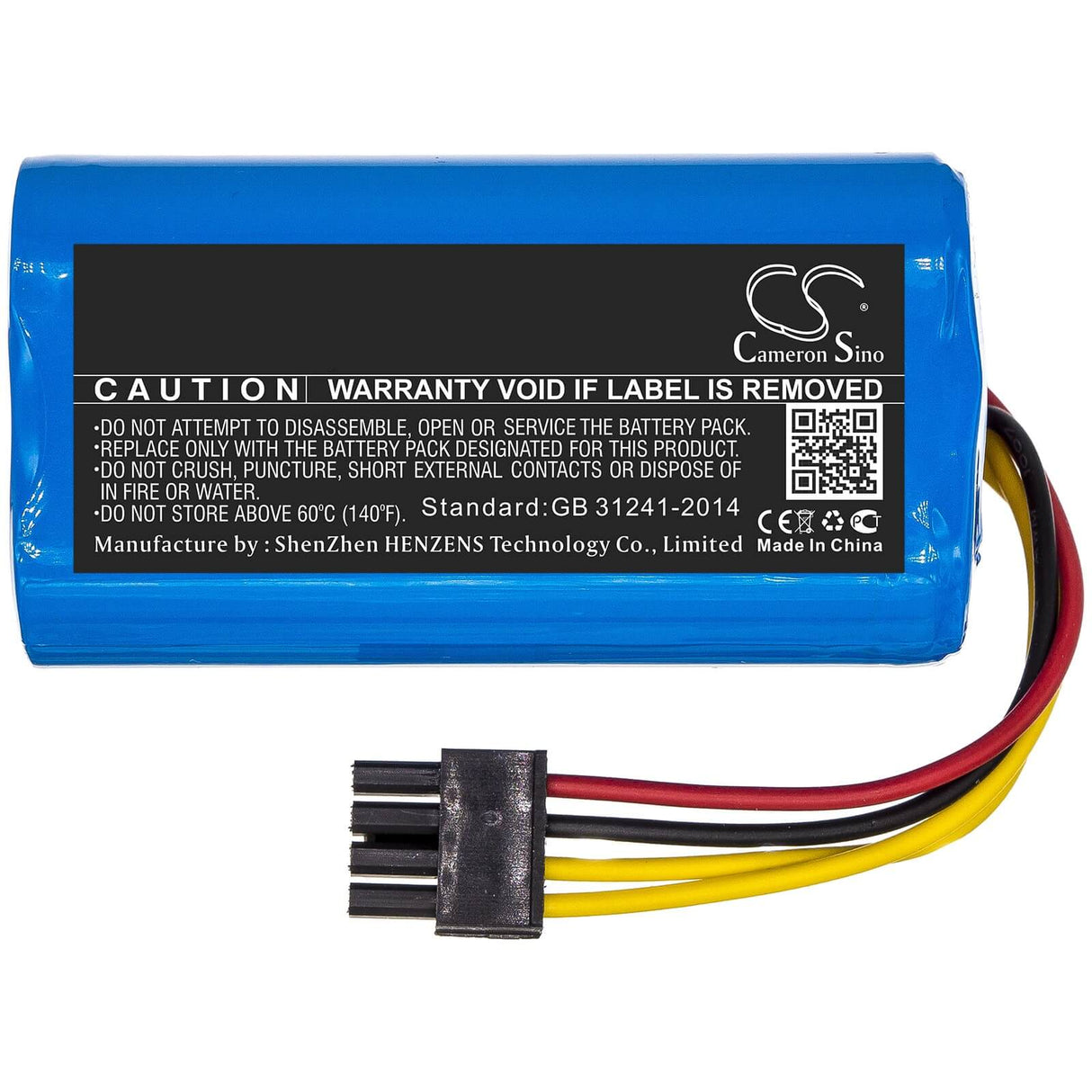 14.8V, Li-ion, 3400mAh Vacuum Battery fits Proscenic, Cocoa Smart 780t, Cocoa Smart 790t, 50.32Wh Vacuum Cameron Sino Technology Limited