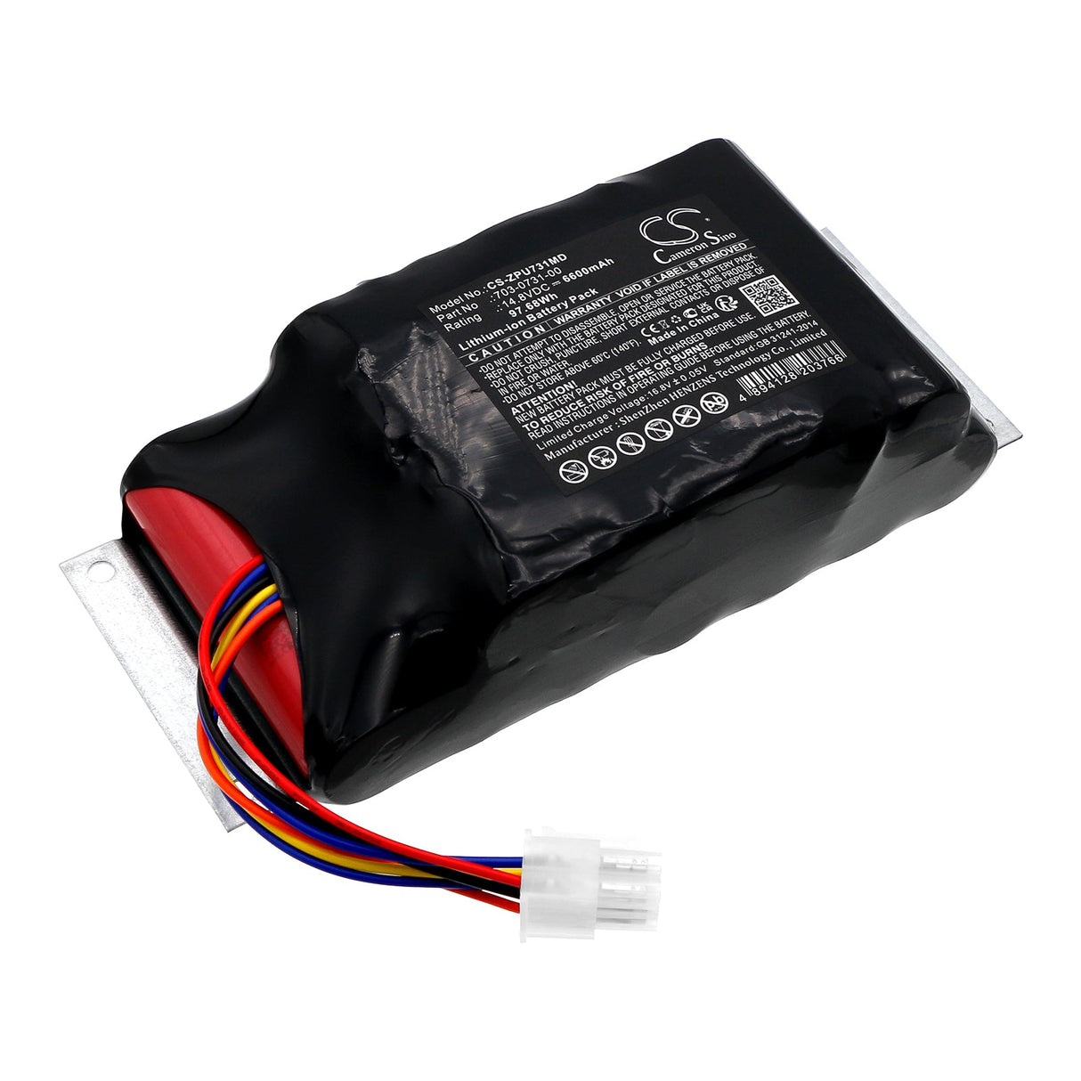 14.8v, Li-ion, 6600mah, Medical battery Fits Zoll Eagle Ii, Emv+ 731, 97.68wh Medical Cameron Sino Technology Limited (Medical)