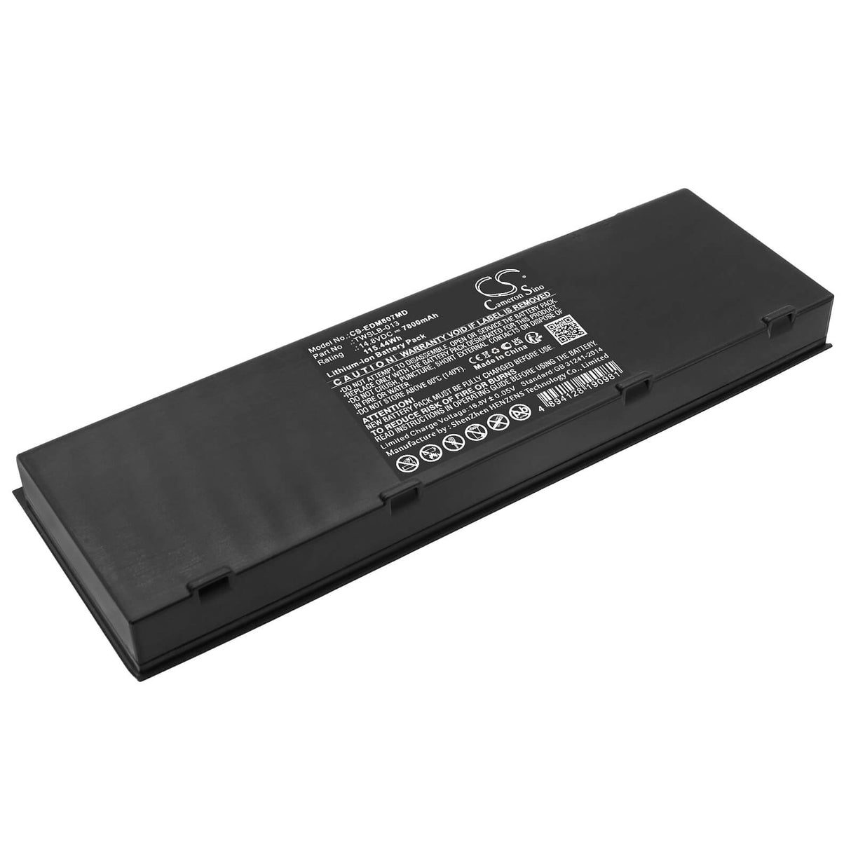 14.8V, Li-ion, 7800mAh, Medical battery fits Edan, Twslb-013, Acclarix A8, Mi-807 Ultrasound, 115.44Wh Medical Cameron Sino Technology Limited (Dangerous Goods)