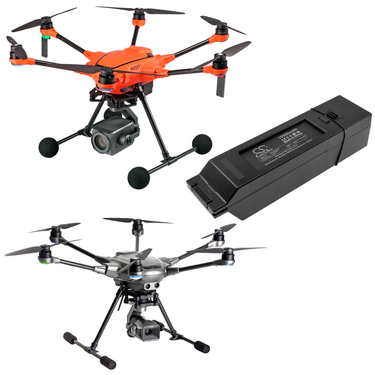 15.2V, Li-Polymer, 10500mAh, Drones battery fits Yuneec, Gfh10500, H3, H520e, 159.6Wh Drones Cameron Sino Technology Limited (Dangerous Goods)