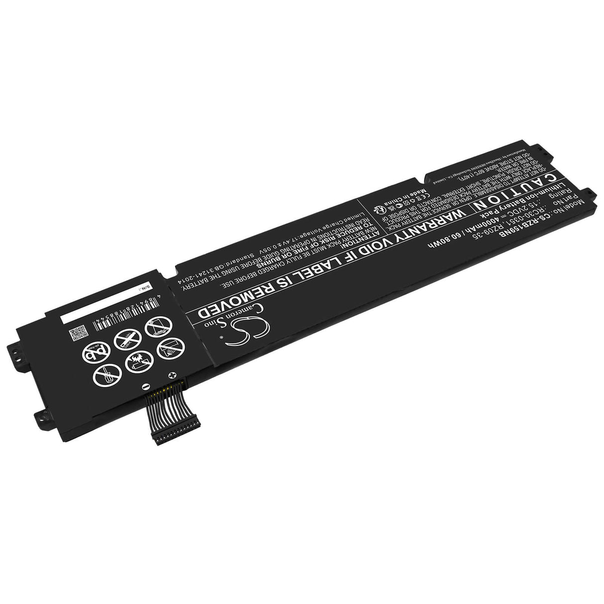 15.2v, Li-ion, 4000mah, Battery Fits Razer, Blade 15 Base, Rz09-0369x, 60.80wh Notebook, Laptop Cameron Sino Technology Limited