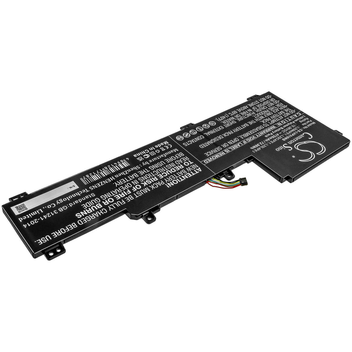 15.36v, Li-polymer, 4750mah, Battery Fit's Lenovo, Ideapad 5 Pro, Ideapad 5 Pro-16ach6, Ideapad 5 Pro-16ach6(82l5), 72.96wh Notebook, Laptop Cameron Sino Technology Limited