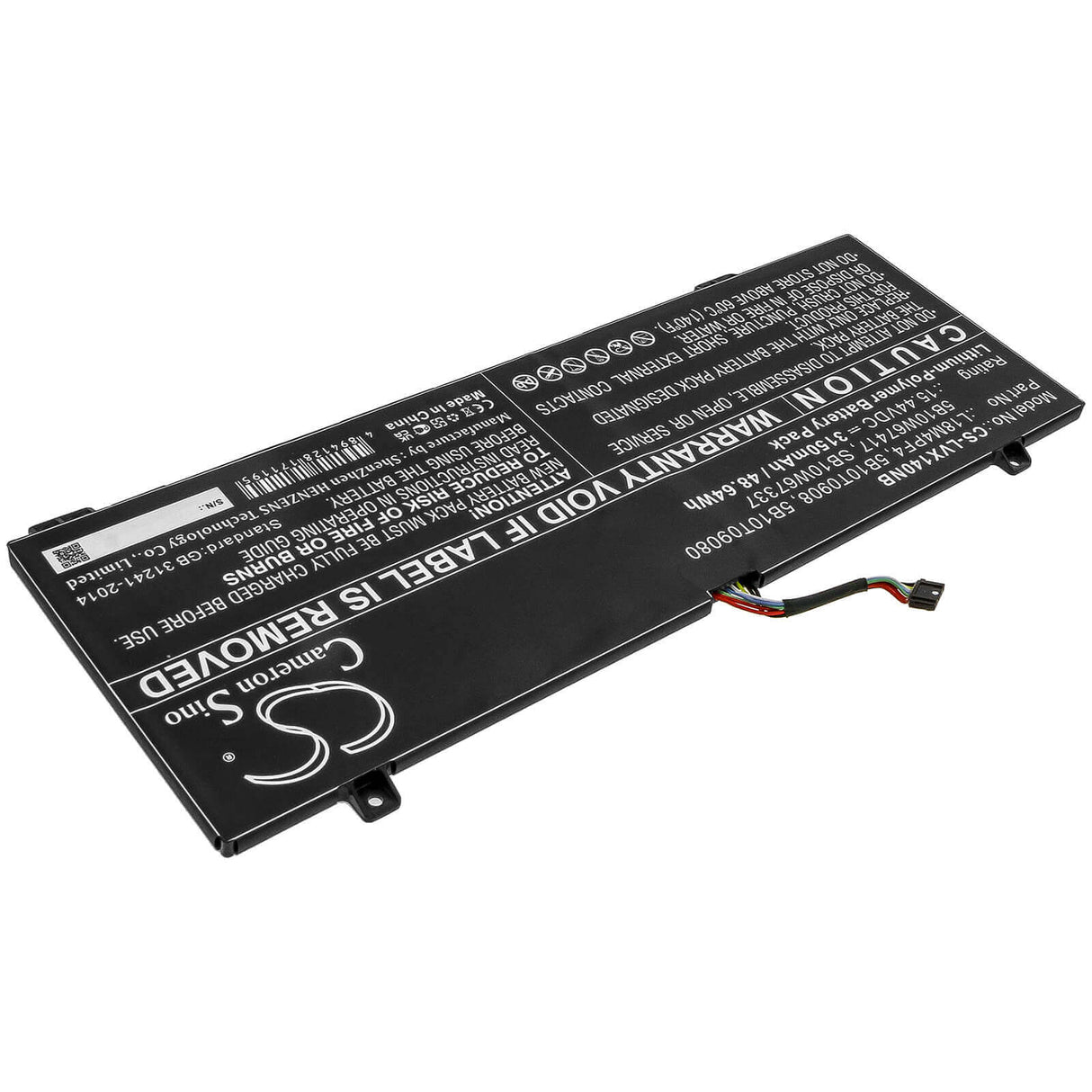 15.44v, Li-polymer, 3150mah, Battery Fit's Lenovo, Ideapad S540-14api, Ideapad S540-14iwl, Ideapad S540-15iwl, 48.64wh Notebook, Laptop Cameron Sino Technology Limited