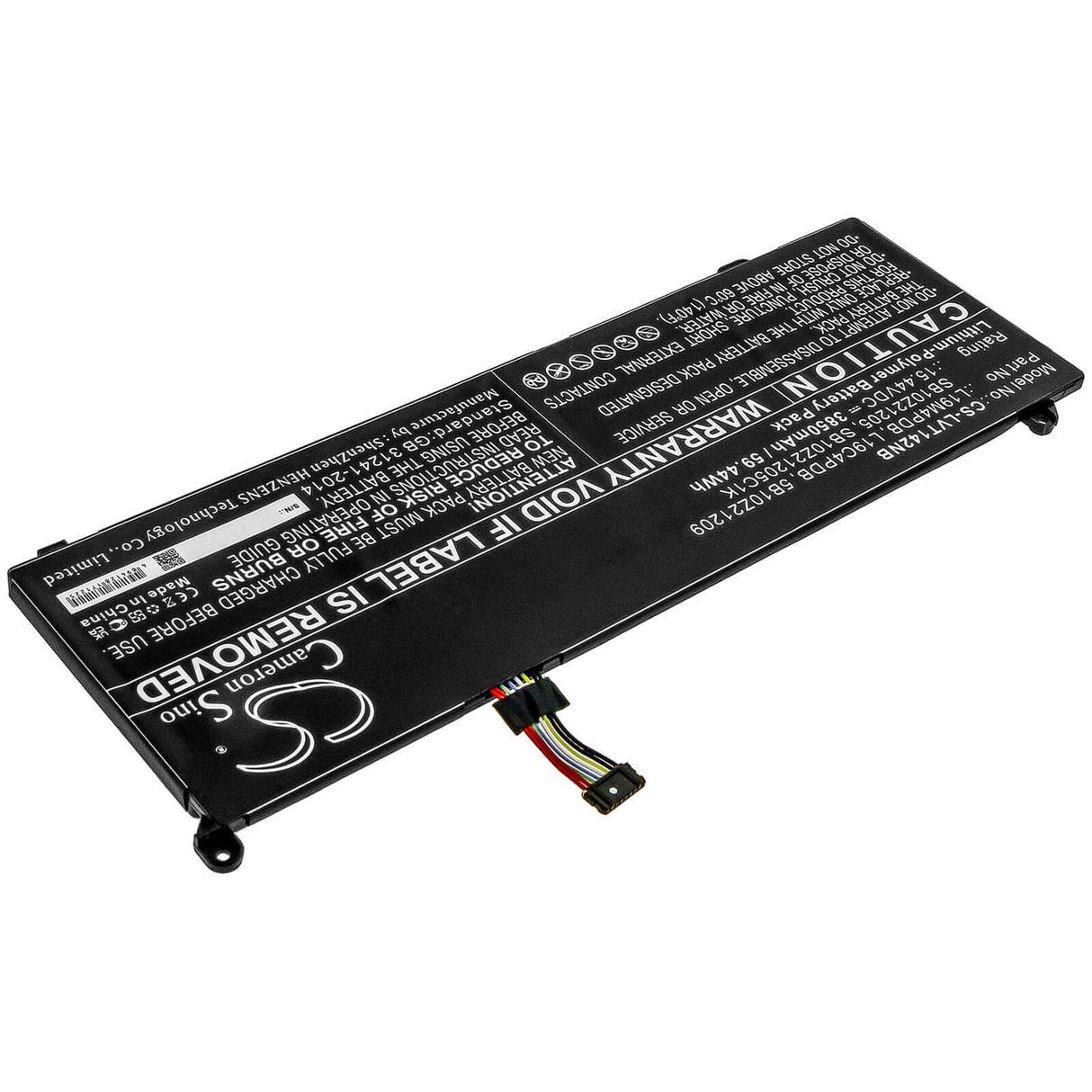 15.44v, Li-polymer, 3850mah, Battery Fit's Lenovo, Thinkbook 14 2021, Thinkbook 14 2021, Thinkbook 14s Yoga Itl 20we002, 59.44wh Notebook, Laptop Cameron Sino Technology Limited