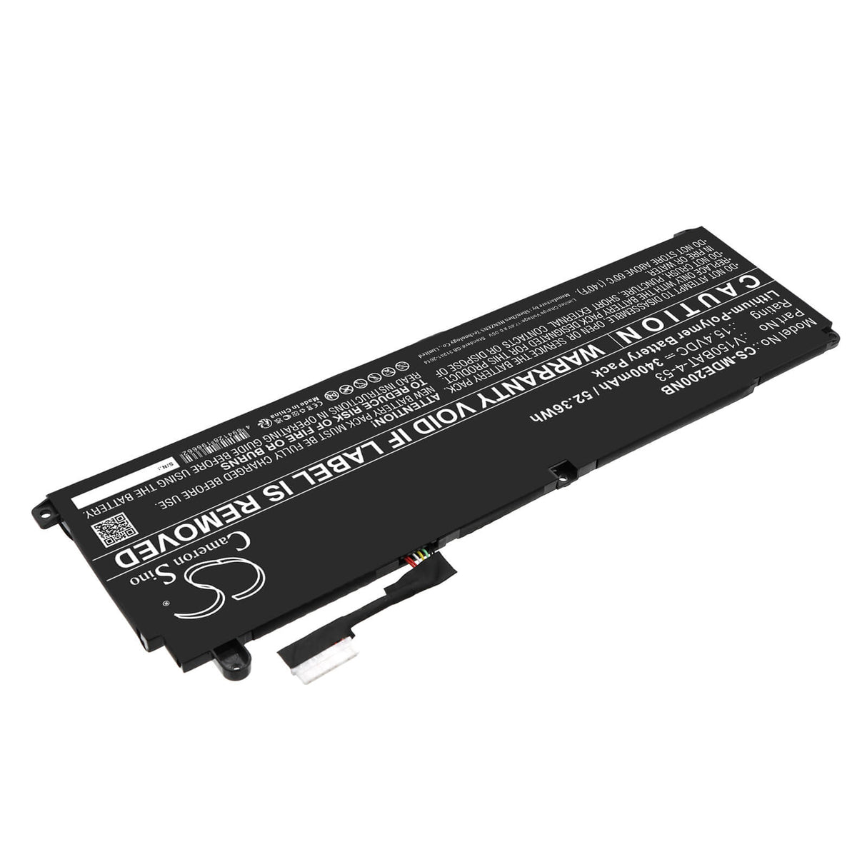 15.4v, Li-polymer, 3400mah, Battery Fits Colorful, P16 23, 52.36wh Notebook, Laptop Cameron Sino Technology Limited