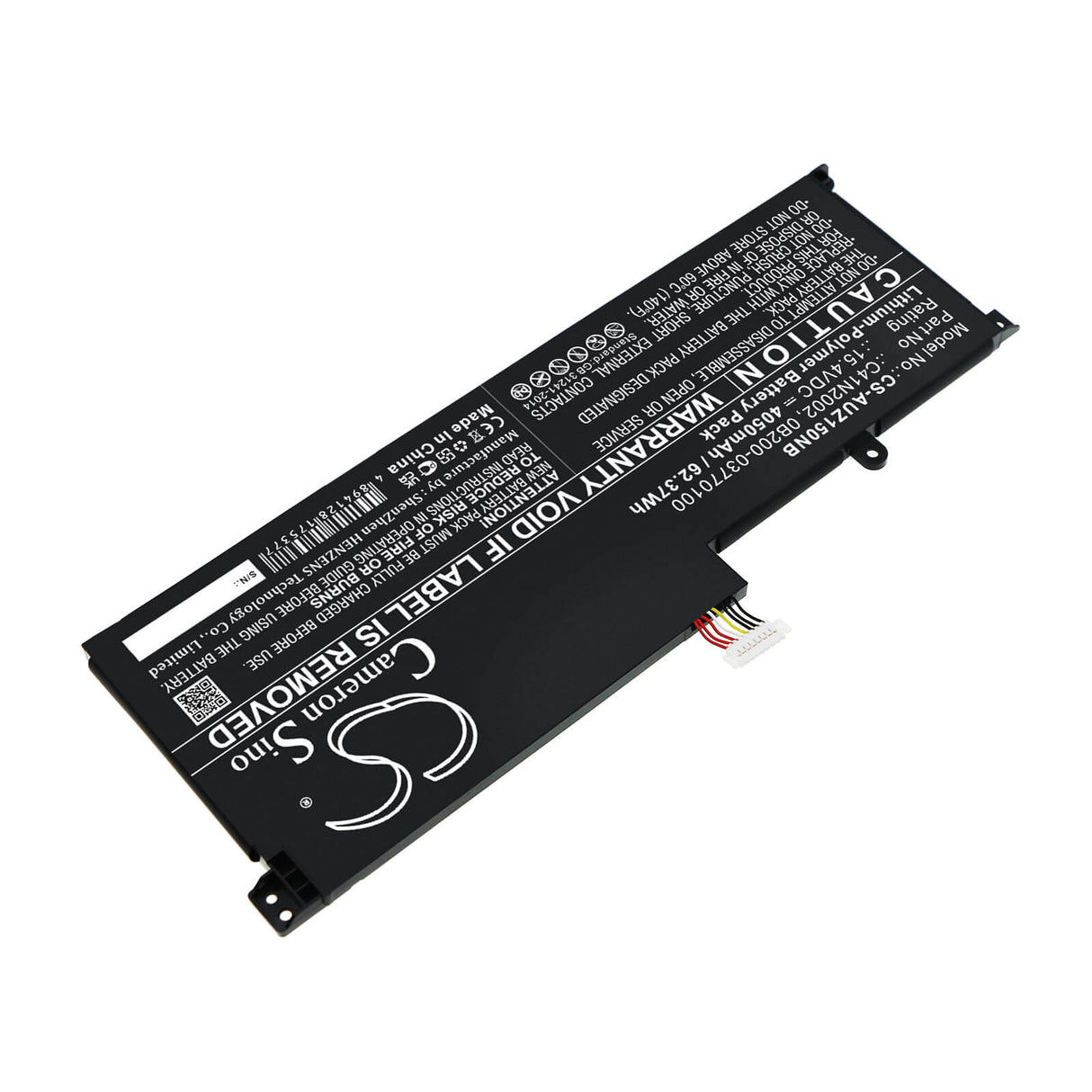 15.4v, Li-polymer, 4050mah, Battery Fits Asus, Ux535lh-bh74, Ux535lh-bn002t, 62.37wh Notebook, Laptop Cameron Sino Technology Limited
