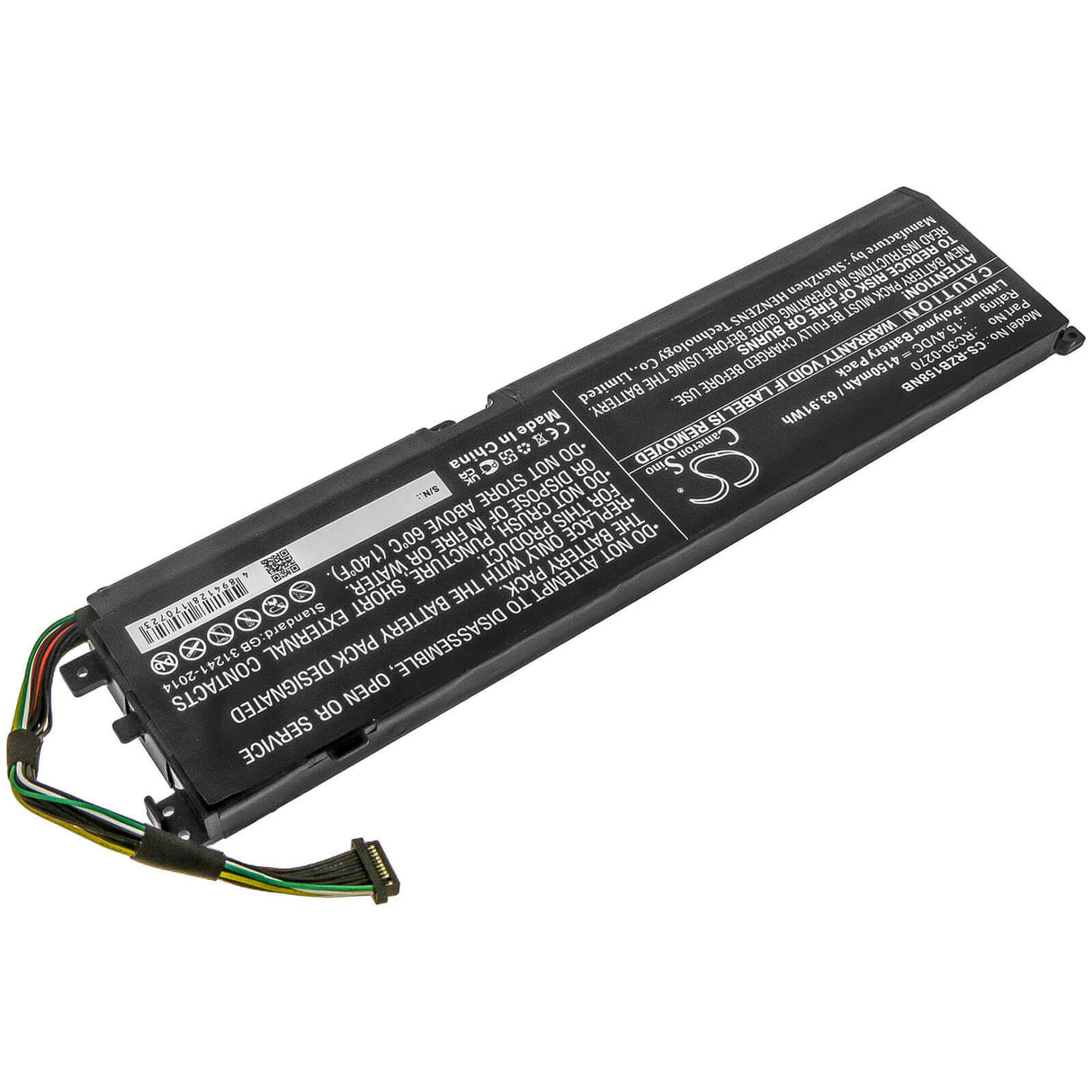 15.4v, Li-polymer, 4150mah, Battery Fit's Razer, Blade 15 Base, Blade 15 Base 2018 Gtx 1660 Ti, Blade 15 Base Model, 63.91wh Notebook, Laptop Cameron Sino Technology Limited