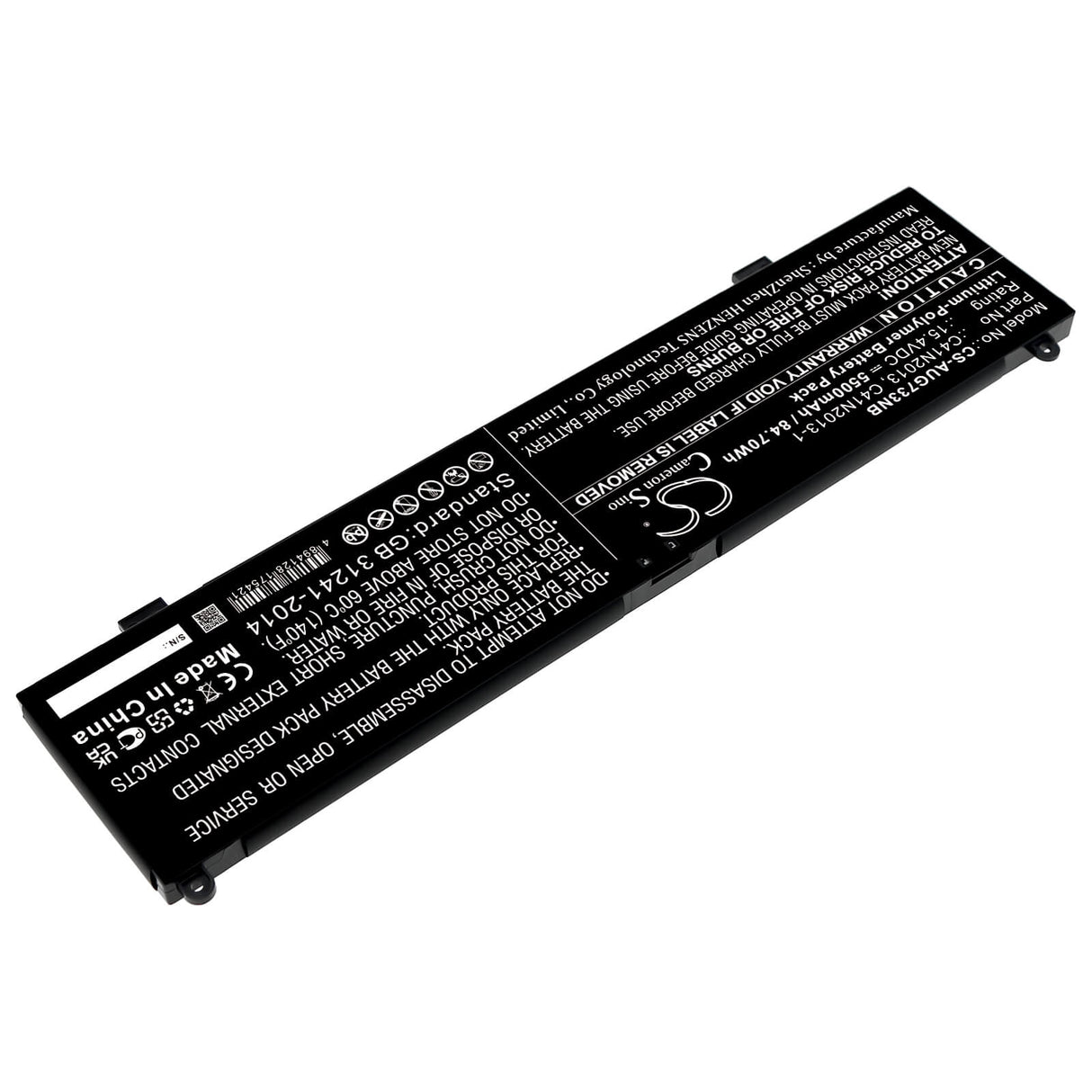 15.4v, Li-polymer, 5500mah, Battery Fits Asus, H5600qm, Proart Studiobook 16 H5600q, 84.70wh Notebook, Laptop Cameron Sino Technology Limited