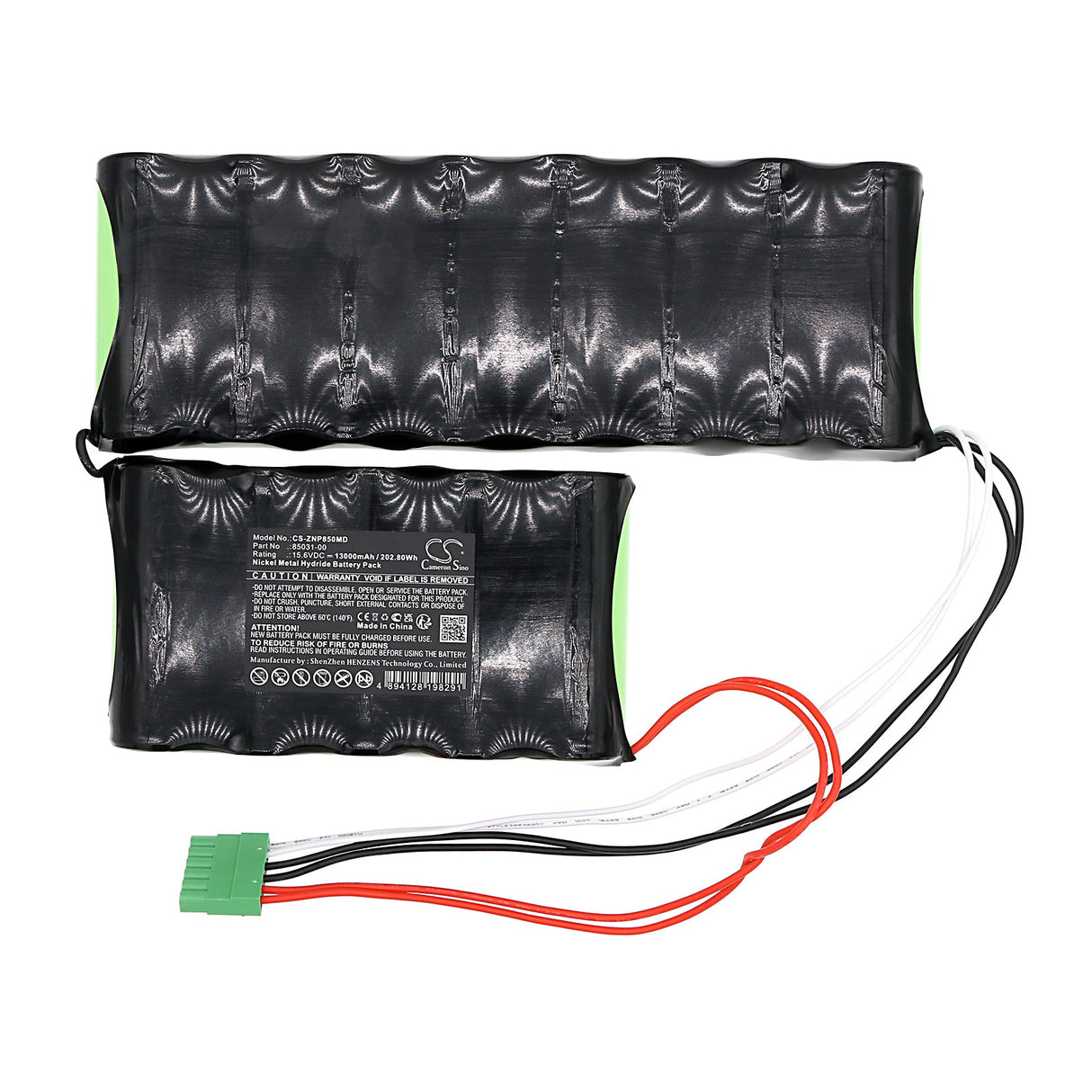 15.6V, Ni-MH, 13000mAh, Batterie compatible avec Zonare, 85031-00, 88050-00, 202.80Wh Médical Cameron Sino Technology Limited (Médical)