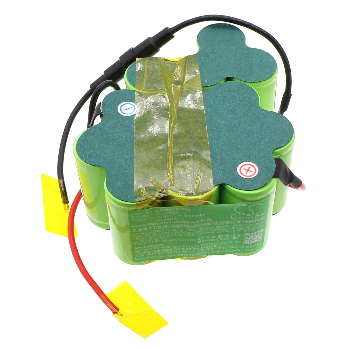 16.8V, Ni-MH, 1800mAh, Vacuum battery fits Bosch, 11008880, Bbh21633/01, Bbh21633/02, 30.24Wh Vacuum Cameron Sino Technology Limited