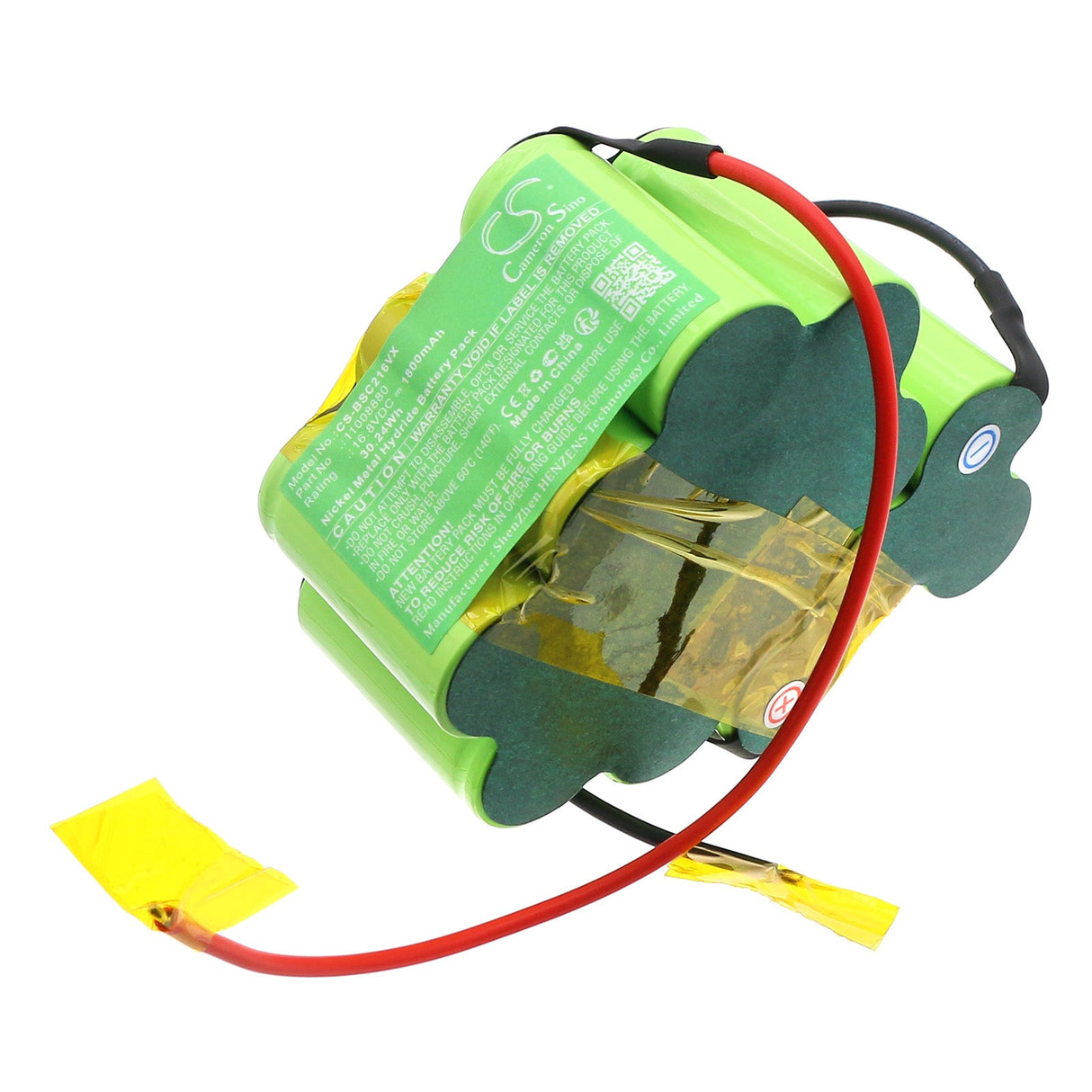 16.8V, Ni-MH, 1800mAh, Vacuum battery fits Bosch, 11008880, Bbh21633/01, Bbh21633/02, 30.24Wh Vacuum Cameron Sino Technology Limited