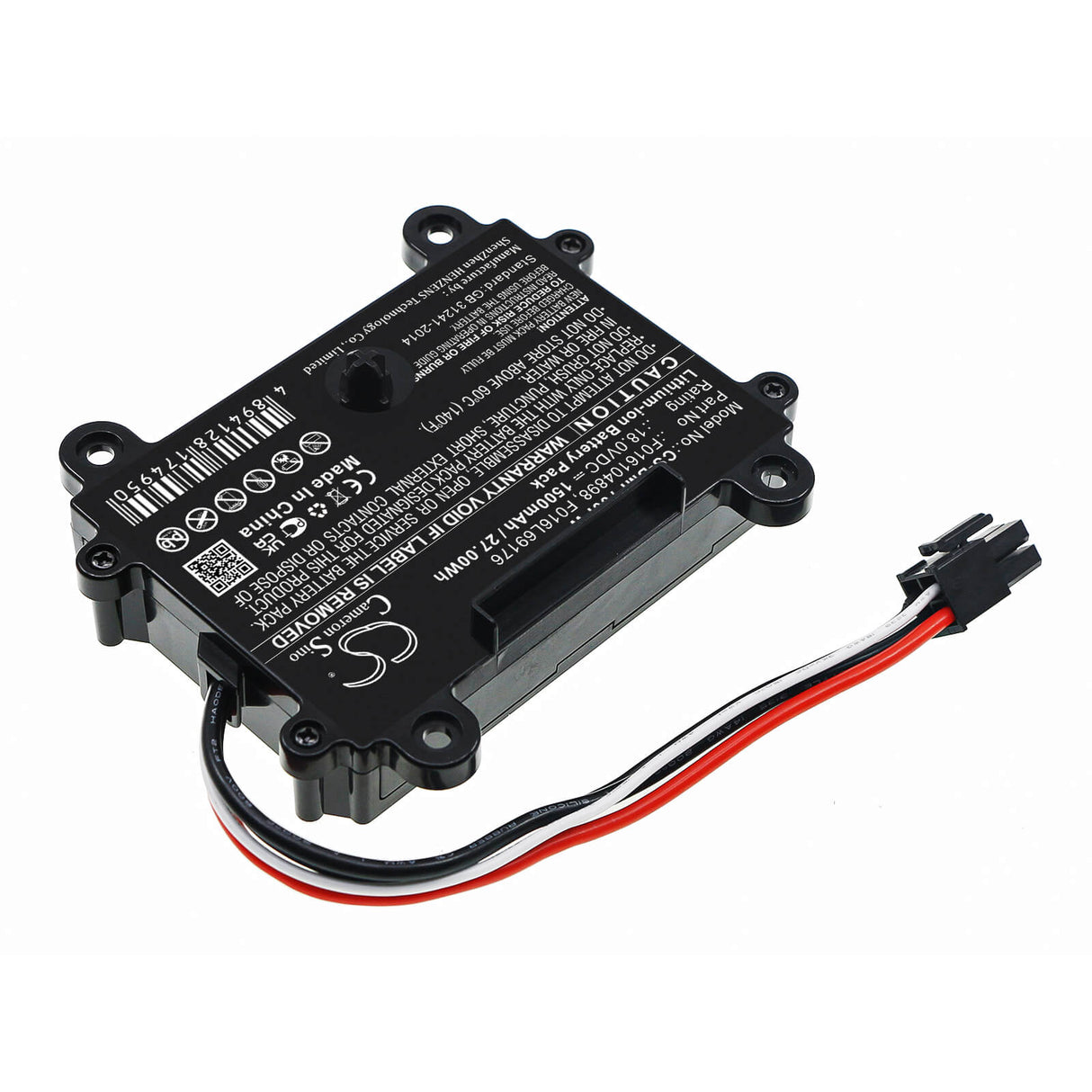18.0V, Li-ion, 1500mAh, Lawn Mowers battery fits Bosch, F016104898, Indego 350, Indego 400, 27.0Wh Lawn Mowers Cameron Sino Technology Limited