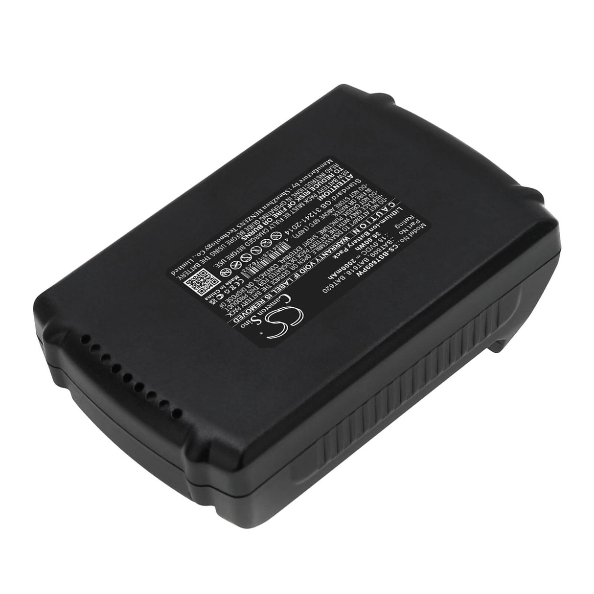 18.0V, Li-ion, 2000mAh, batterie pour outils électriques compatible avec Bosch, 2 607 336 091, 17618, 17618-01, 36Wh Outils électriques Cameron Sino Technology Limited (Outils électriques)