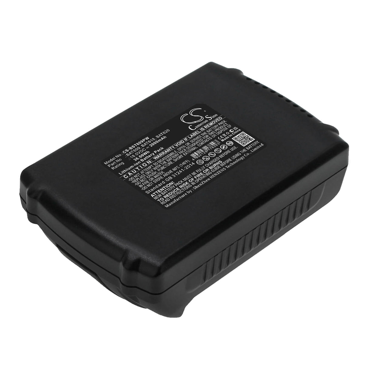 18.0V, Li-ion, 2000mAh, batterie pour outils électriques compatible avec Bosch, 2 607 336 091, 17618, 17618-01, 36Wh Outils électriques Cameron Sino Technology Limited (Outils électriques)