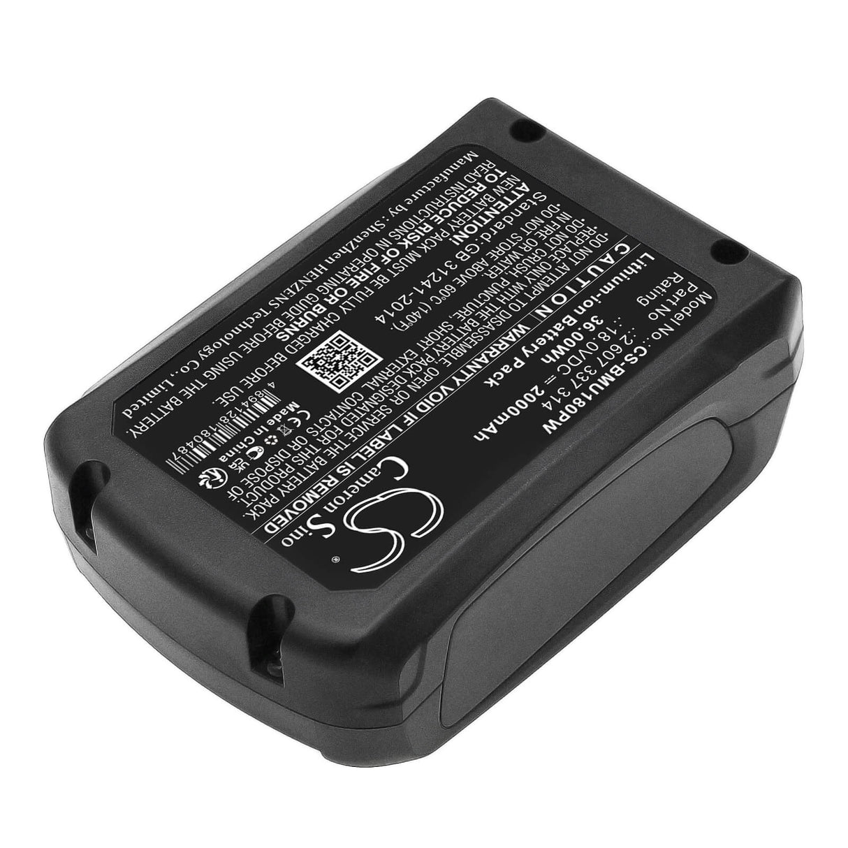 18.0V, Li-ion, 2000mAh, Gardening Tools battery fits Bosch, 1600a005b0, Advancedcut 18, Advancedglue 18v, 36.00Wh Gardening Tools Cameron Sino Technology Limited (Power Tools)