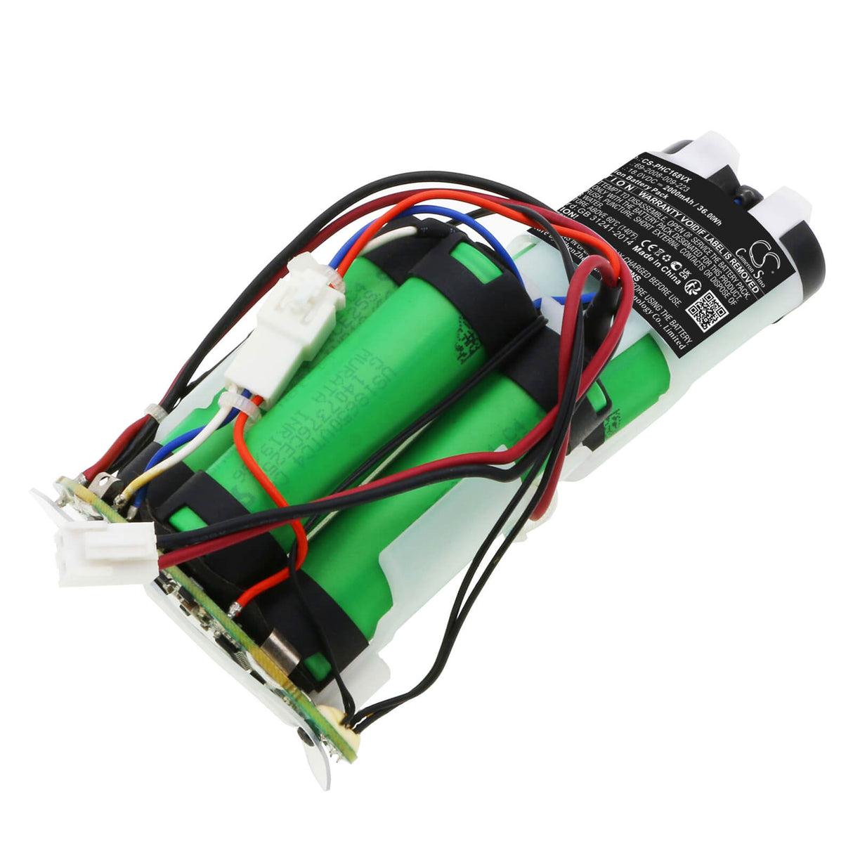 18.0V, Li-ion, 2000mAh, Vacuum battery fits Philips, Fc6161, Fc6162, Fc6163/02ru, 36.00Wh Vacuum Cameron Sino Technology Limited