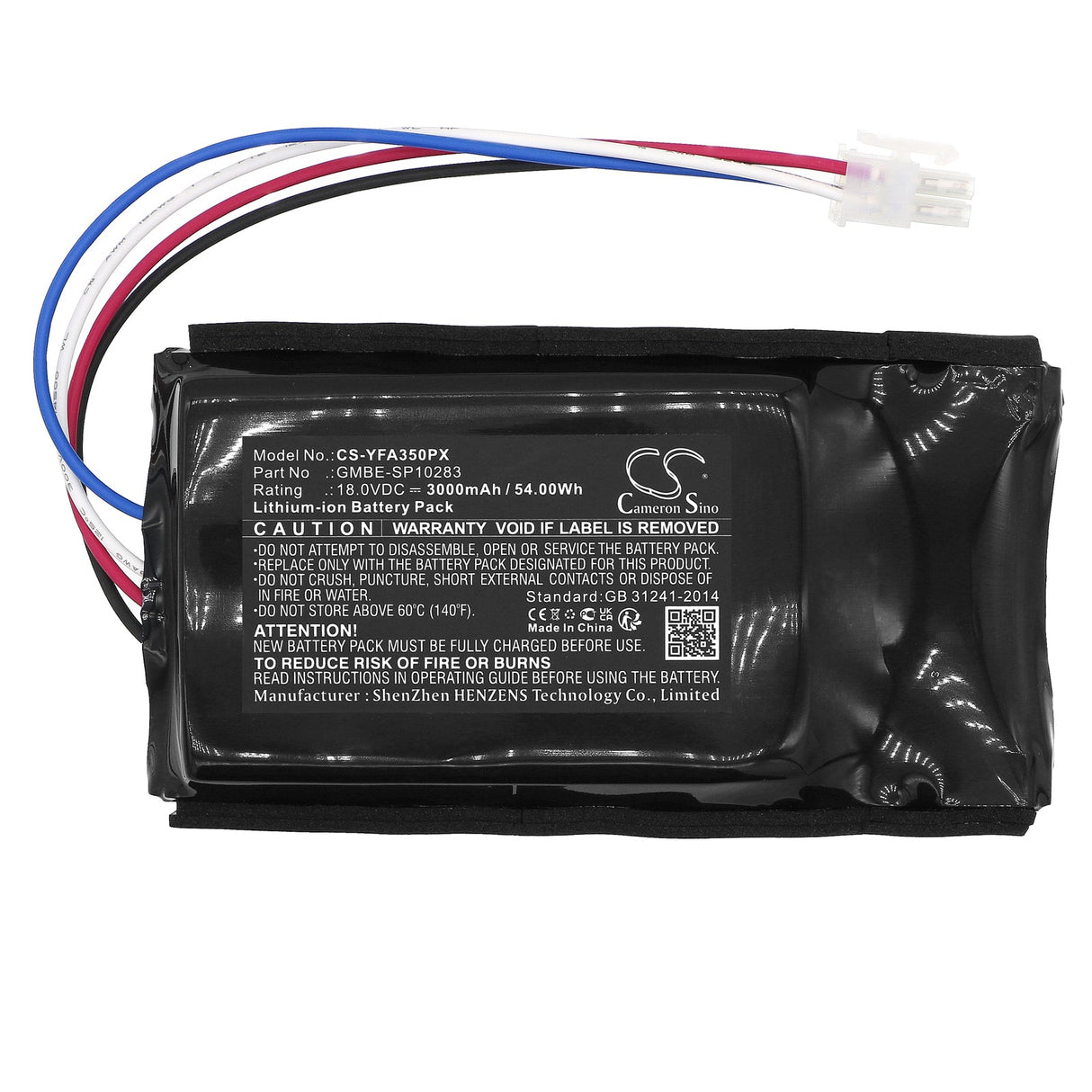 18.0V, Li-ion, 3000mAh, Battery fits Yard Force, Amiro 350, Amiro 350i, 54.00Wh Lawn Mowers Cameron Sino Technology Limited