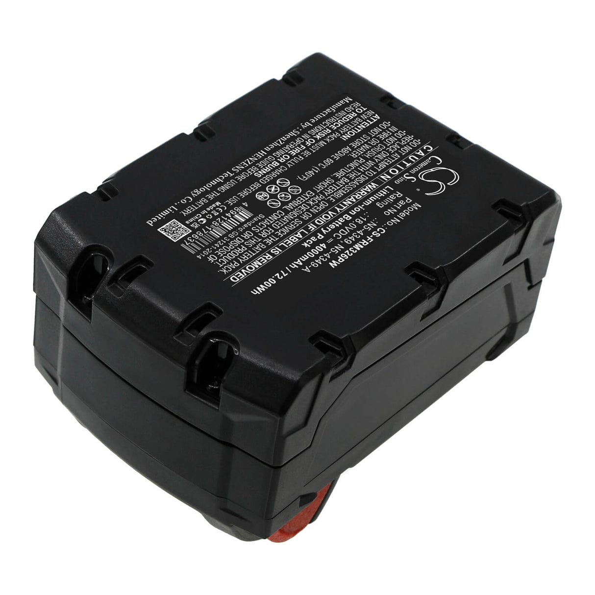 18.0V, Li-ion, 4000mAh, batterie pour outils de cerclage compatible avec Fromm, N5-4349, P318, P326, 72Wh Outils de cerclage Cameron Sino Technology Limited