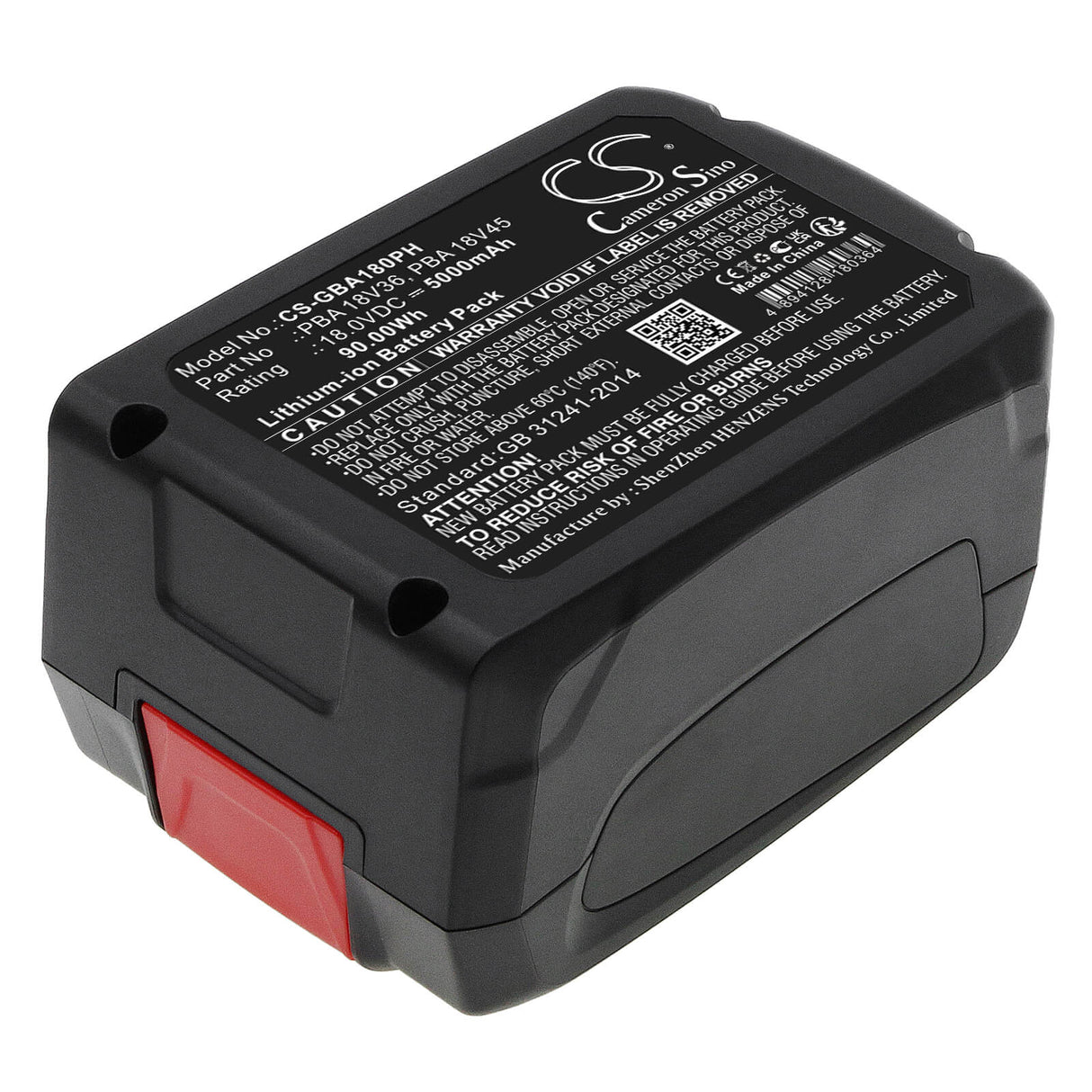 18.0V, Li-ion, 5000mAh, Gardening Tools battery fits Gardena, 14902-2, 14600-20, 14600-55, 90.00Wh Gardening Tools Cameron Sino Technology Limited (Power Tools)