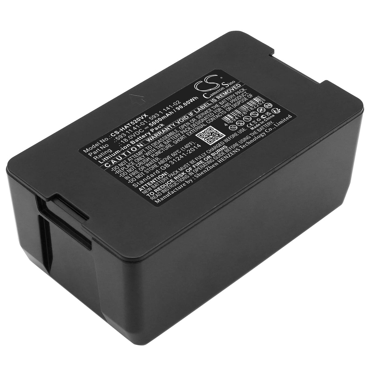 18.0V, Li-ion, 5000mAh, Lawn Mowers battery fits Husqvarna, 529 60 68-01, Automower 320 2013, Automower 320 2014, 90.00Wh Lawn Mowers Cameron Sino Technology Limited