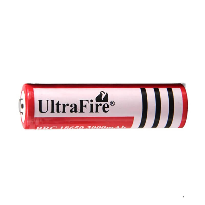 Batterie au lithium rechargeable 18650 à bouton, protégée, Ultrafire 3000mah 3.7v Autres batteries Ultrafire