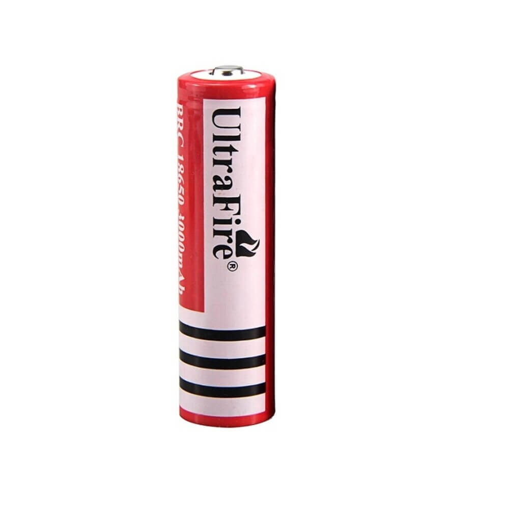 Batterie au lithium rechargeable 18650 à bouton, protégée, Ultrafire 3000mah 3.7v Autres batteries Ultrafire