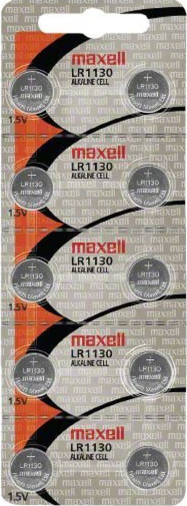 189 - Pile alcaline de remplacement Lr1130 1,5 volts (carte de 10) piles bouton Maxell