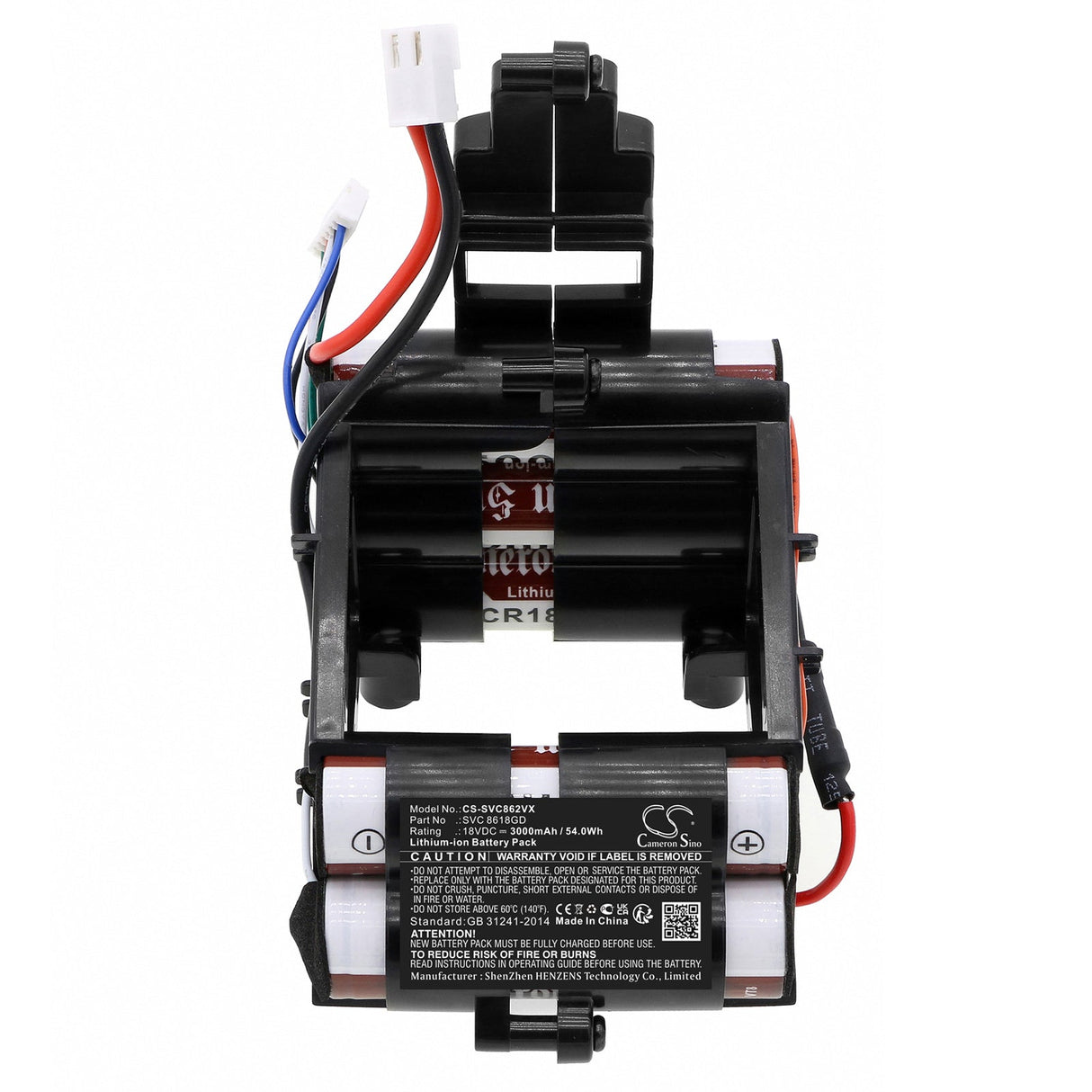 18V, Li-ion, 3000mAh, Vacuum Battery fits Sencor, Svc 8618gd, Svc-8618gd, 54.0Wh Vacuum Cameron Sino Technology Limited
