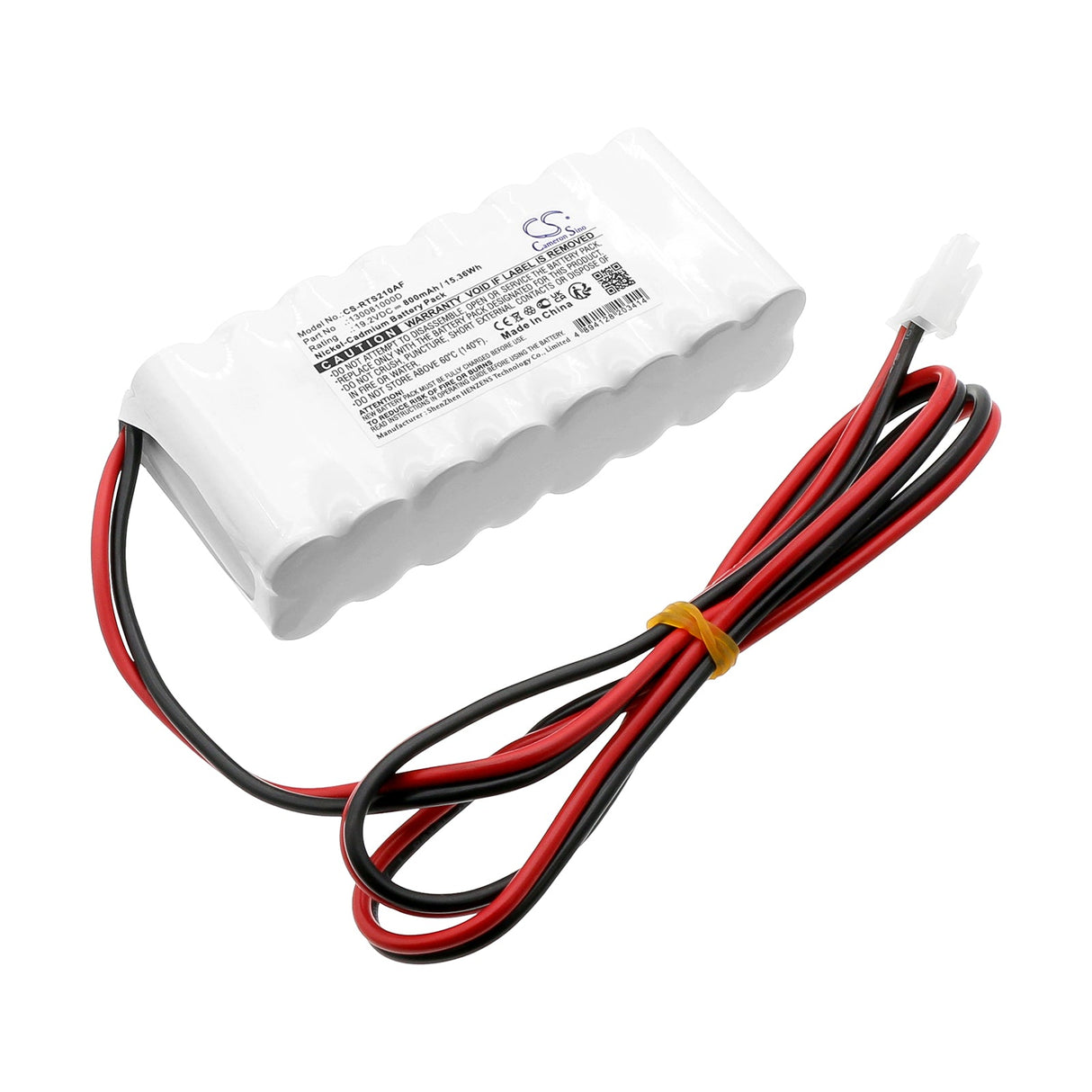 19.2v, Ni-cd, 800mah, Batterie de porte automatique compatible avec Record Sta2, Sta21, 15.36wh Portes automatiques Cameron Sino Technology Limited