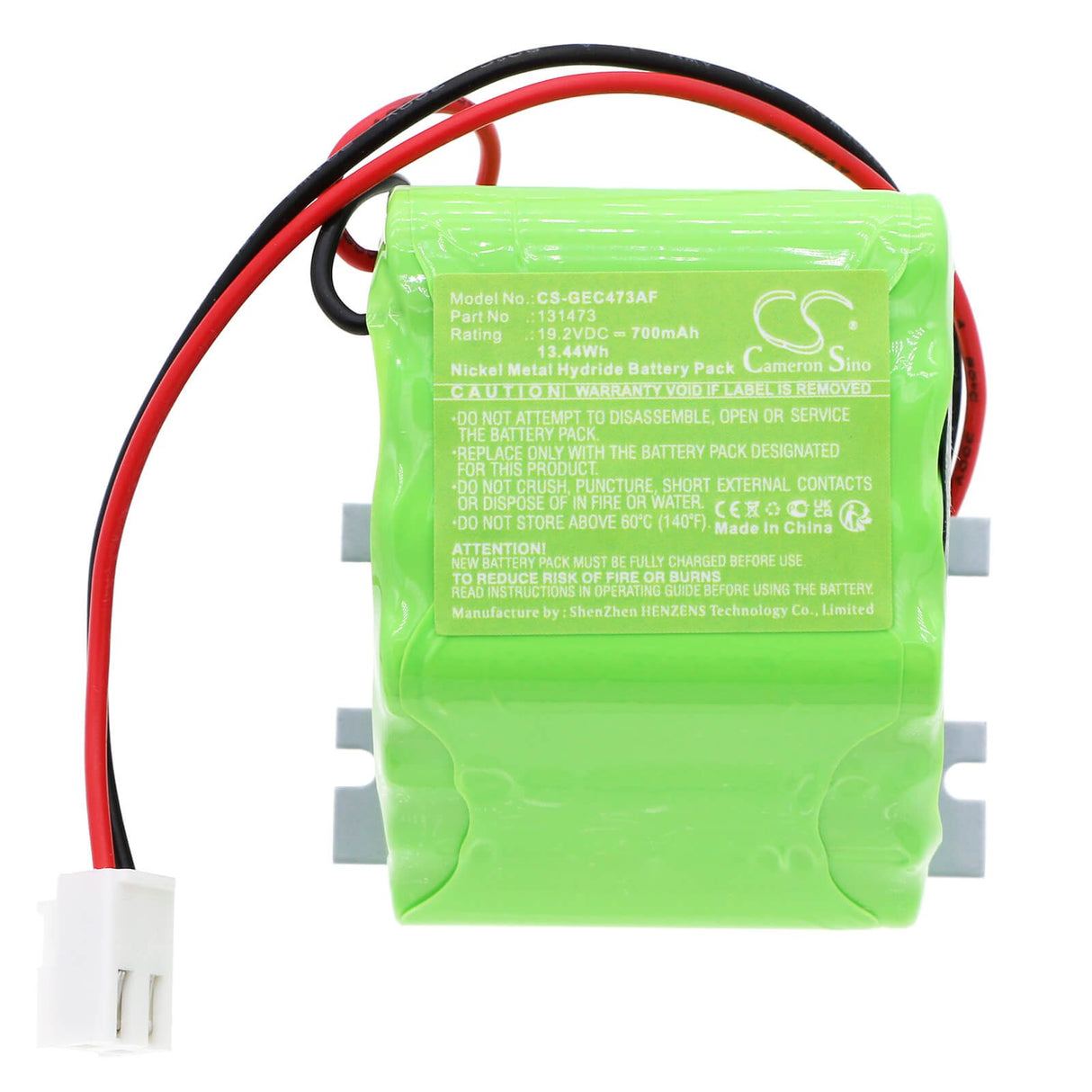 19,2v, Ni-mh, 700mah, Batterie de porte automatique compatible avec Geze, Ecturn, 13,44wh Portes automatiques Cameron Sino Technology Limited
