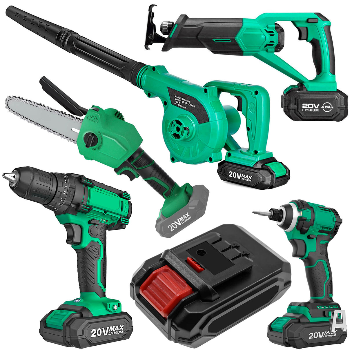 20.0V, Li-ion, 1500mAh, Power Tools battery fits Kimo, K16811, 6 Inch Cordless Chainsaw, Leaf Blower 2-in-1 20v, 30Wh Power Tools Cameron Sino Technology Limited (Power Tools)