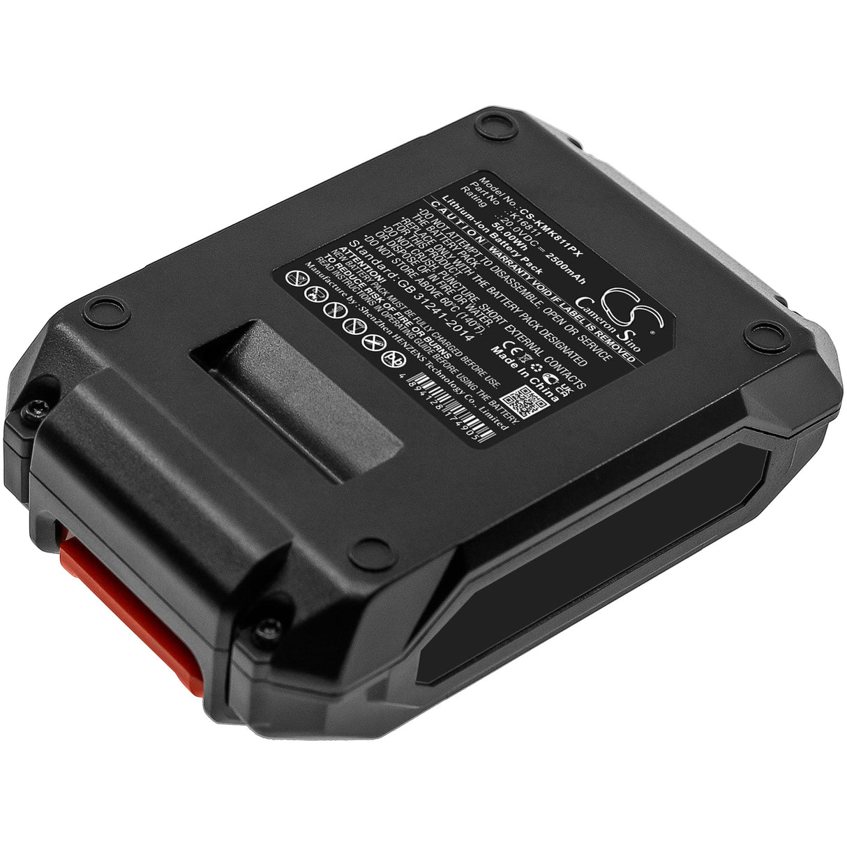 20.0V, Li-ion, 2500mAh, Power Tools battery fits Kimo, K16811, 6 Inch Cordless Chainsaw, Leaf Blower 2-in-1 20v, 50Wh Power Tools Cameron Sino Technology Limited (Power Tools)