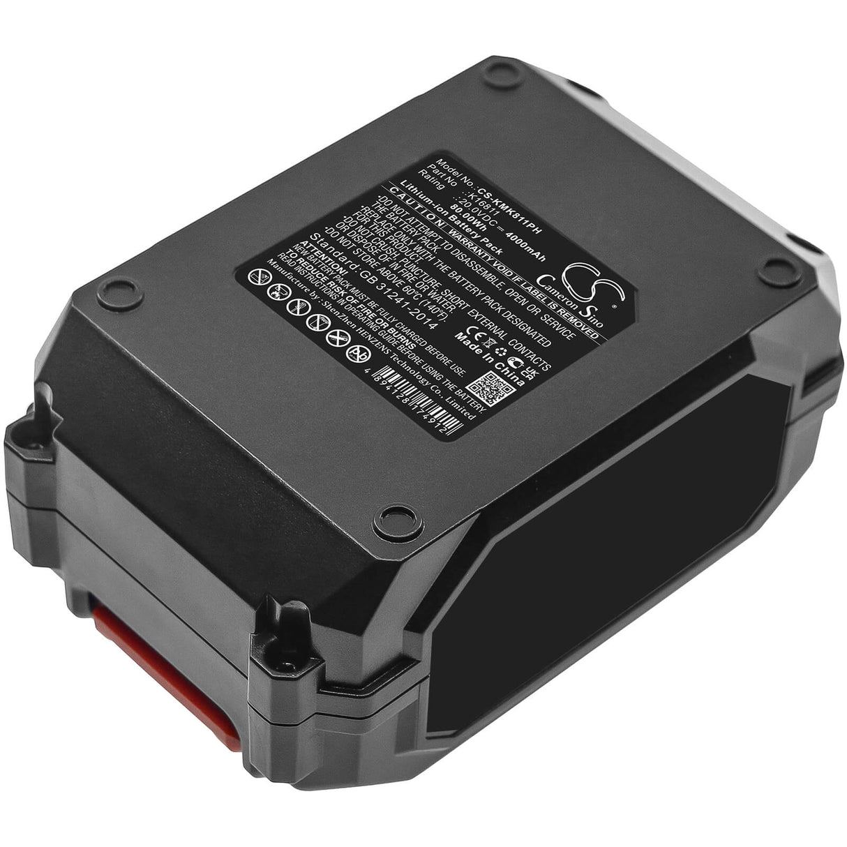 20.0V, Li-ion, 4000mAh, Power Tools battery fits Kimo, K16811, 6 Inch Cordless Chainsaw, Leaf Blower 2-in-1 20v, 80Wh Power Tools Cameron Sino Technology Limited (Power Tools)