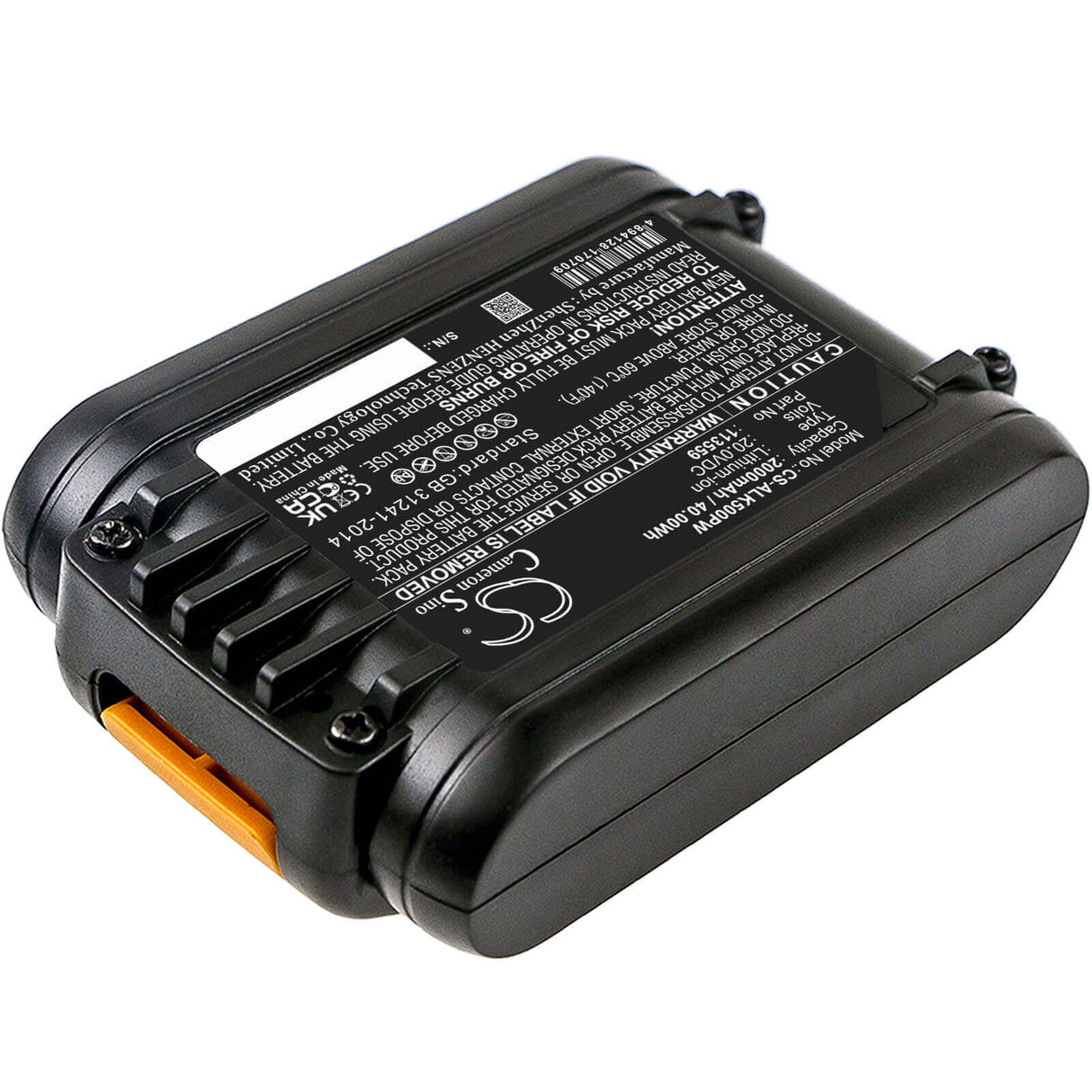20.0V, Li-ion, 2000mAh, Lawn Mowers battery fits Al-ko, 113559, 34.8 Li Lawn Mover, Csa 2020 (113538), 40.00Wh Lawn Mowers Cameron Sino Technology Limited