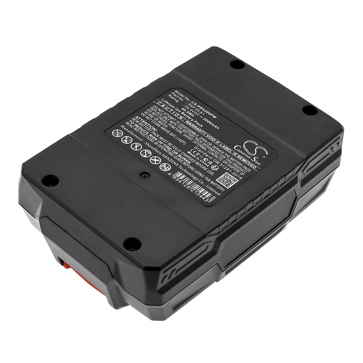20.0V, Li-ion, 2000mAh, Power Tools battery fits Parkside, 20v 3in1 Cordless Impact Drill, 20v Cordless Angle Grinder, 40.0Wh Power Tools Cameron Sino Technology Limited (Power Tools)