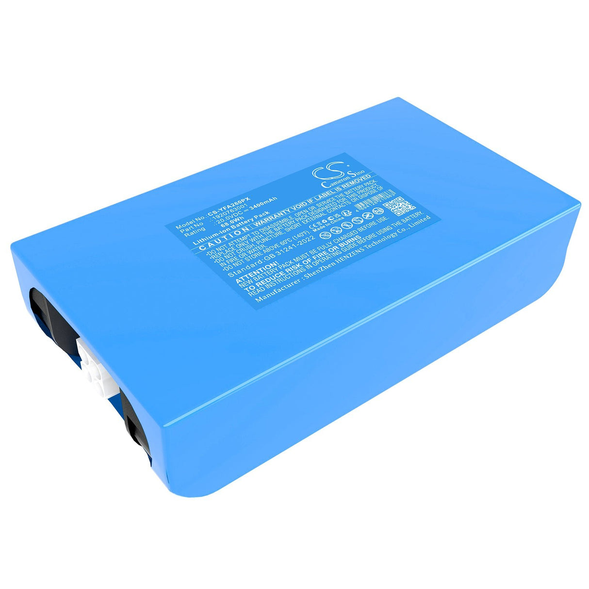 20.0V, Li-ion, 3400mAh, Lawn Mowers battery fits Yard Force, Easymow 260, Mb 400, 68.0Wh Lawn Mowers Cameron Sino Technology Limited