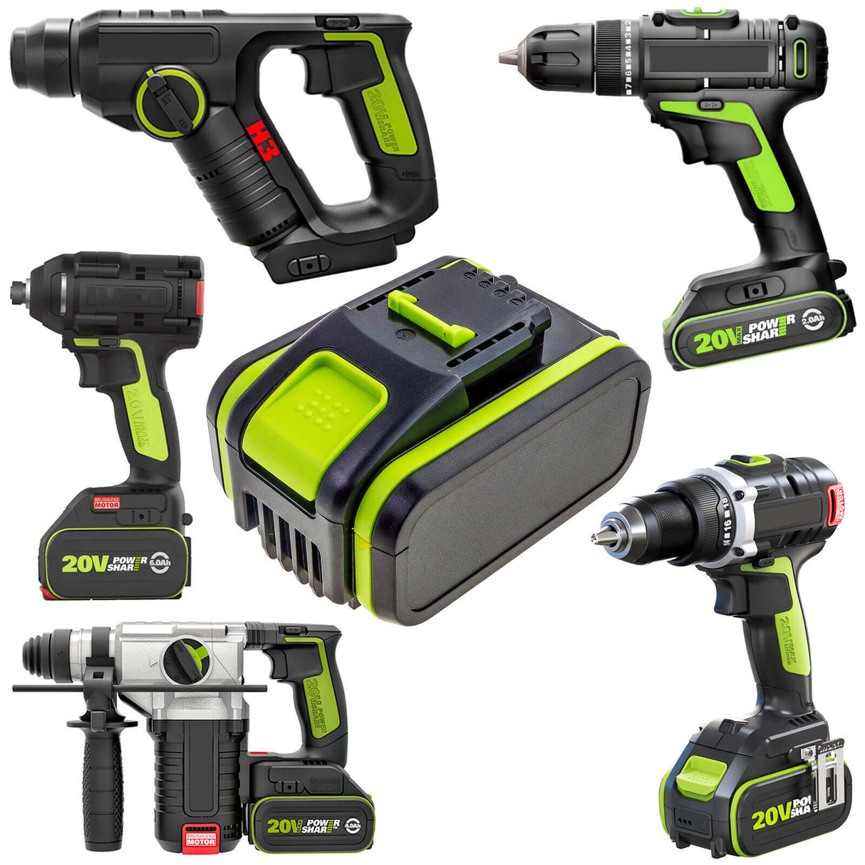 20.0V, Li-ion, 4000mAh, Power Tools battery fits Worx, Wa3401, Wu172, Wu185, 80Wh Power Tools Cameron Sino Technology Limited (Power Tools)