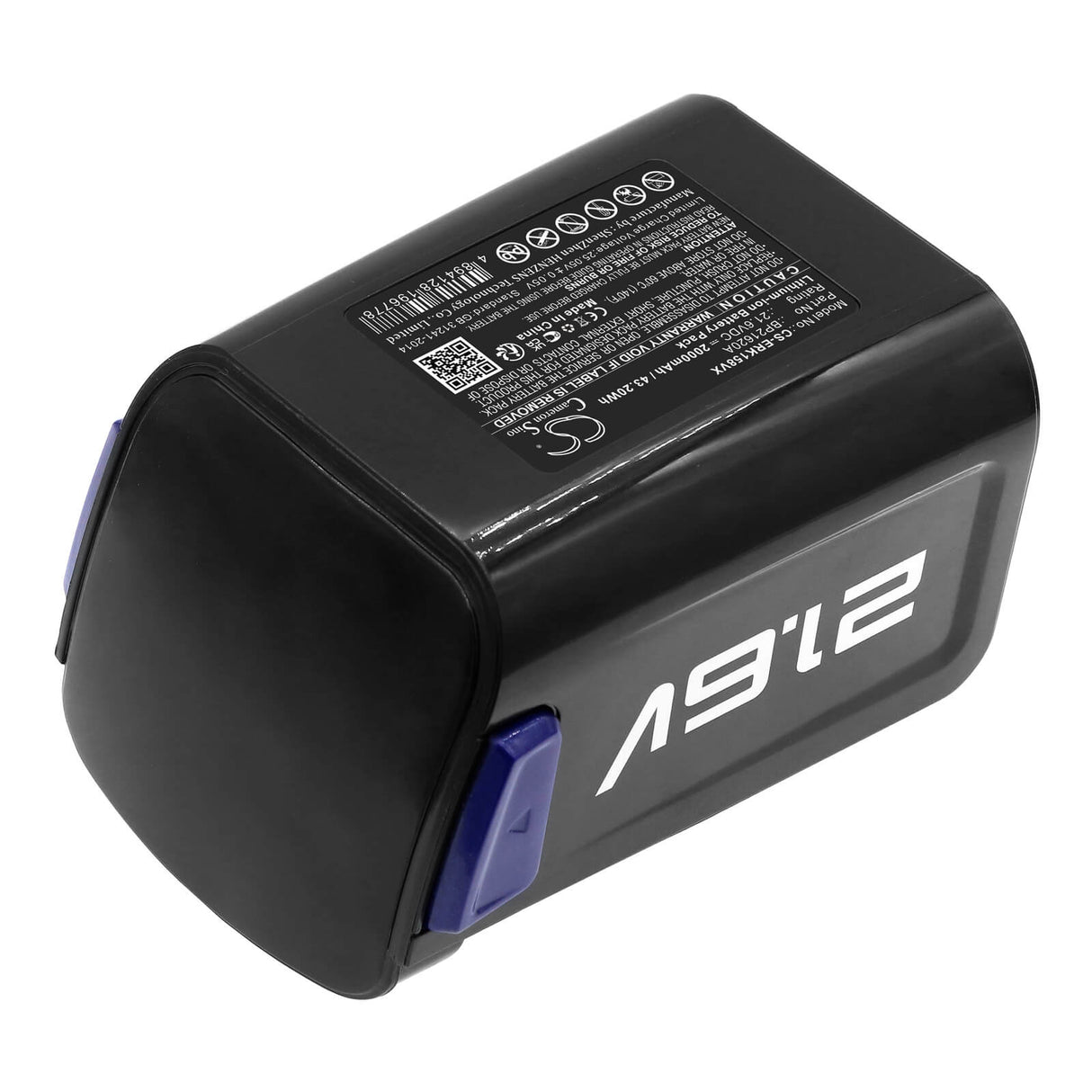 21.6v, Li-ion, 2000mah, Vacuum Battery Fits Eureka, Hyperclean Cordless Sc15820n, Hyperclean Sc15824n, 43.20wh Vacuum Cameron Sino Technology Limited