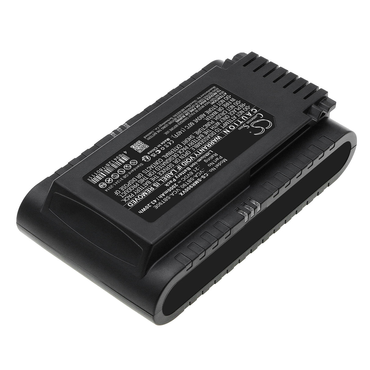 21.6v, Li-ion, 2000mah, Battery Fits Samsung Jet 75 Multi Vs20t7534t1/sh, Jet 75 Premium, 43.20wh Vacuum Cameron Sino Technology Limited