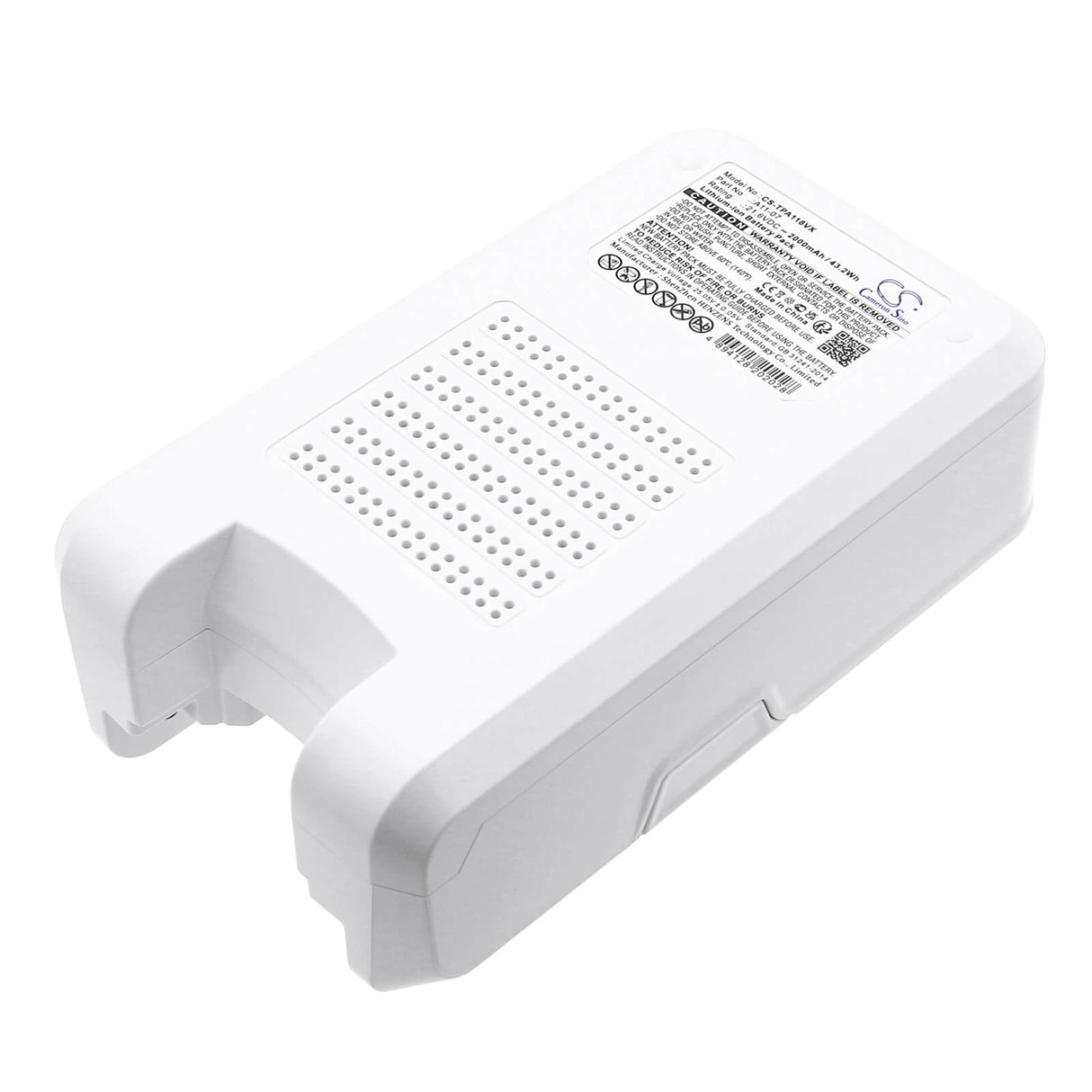 21.6V, Li-ion, 2000mAh, Vacuum Battery fits Tineco, A11 Hero, A11 Hero Ex, 43.2Wh Vacuum Cameron Sino Technology Limited