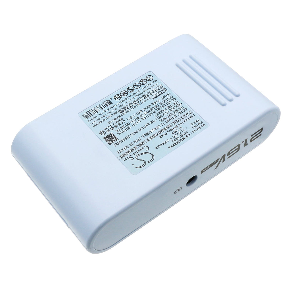 21.6V, Li-ion, 2000mAh Vacuum Battery fits Media, Qn8, 43.2Wh Vacuum Cameron Sino Technology Limited