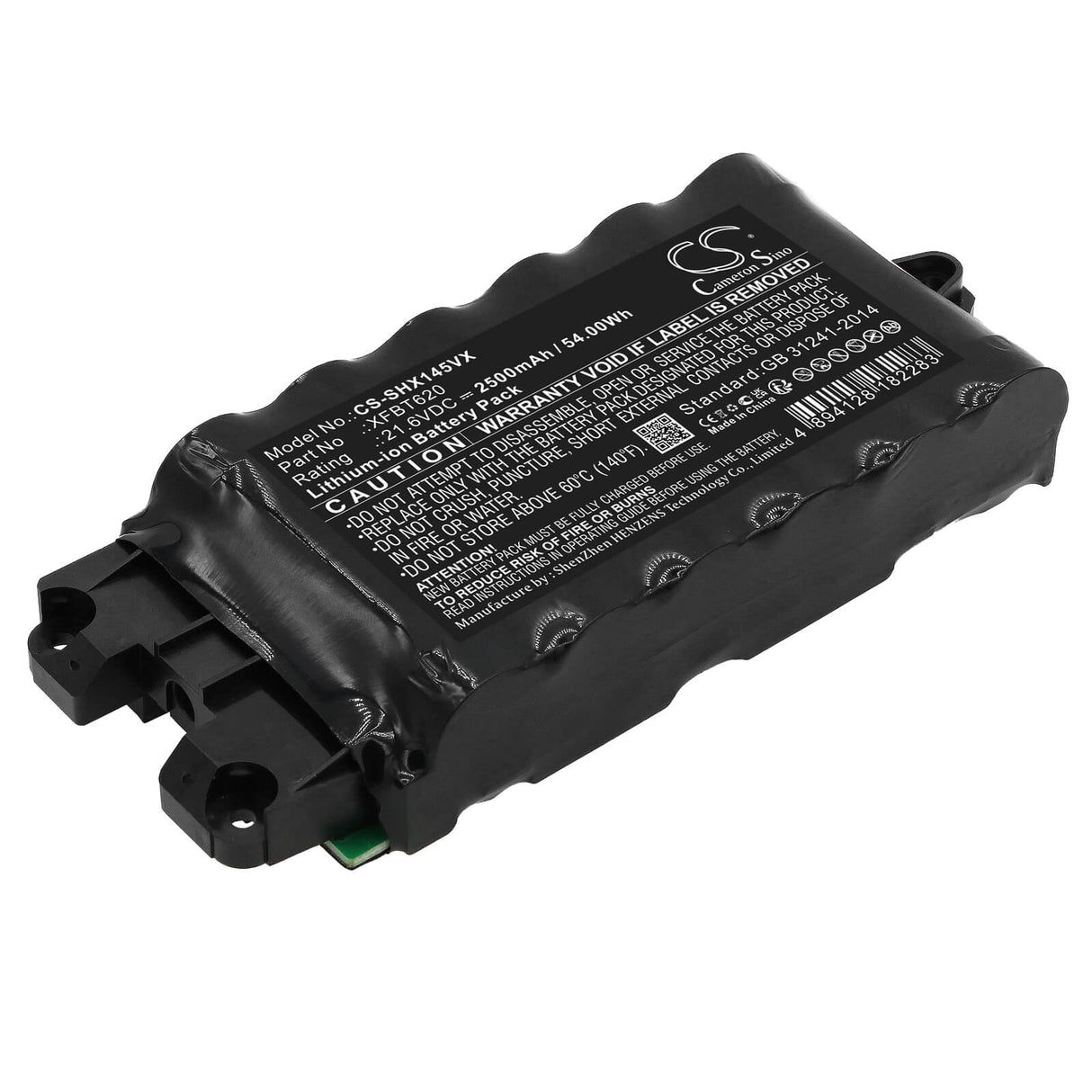 21.6V, Li-ion, 2500mAh, Vacuum battery fits Shark, Ix140, Ix140c, Ix140h, 54.00Wh Vacuum Cameron Sino Technology Limited