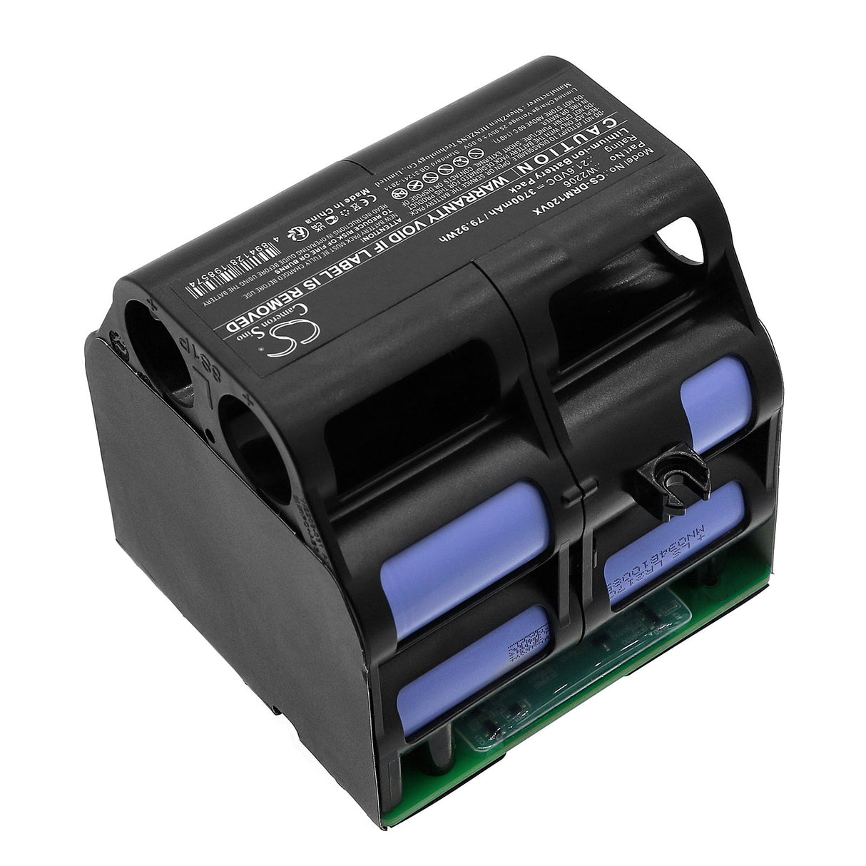 21.6V, Li-ion, 3700mAh, Vacuum Battery fits Dreame, M12, M12 Pro, 79.92Wh Vacuum Cameron Sino Technology Limited