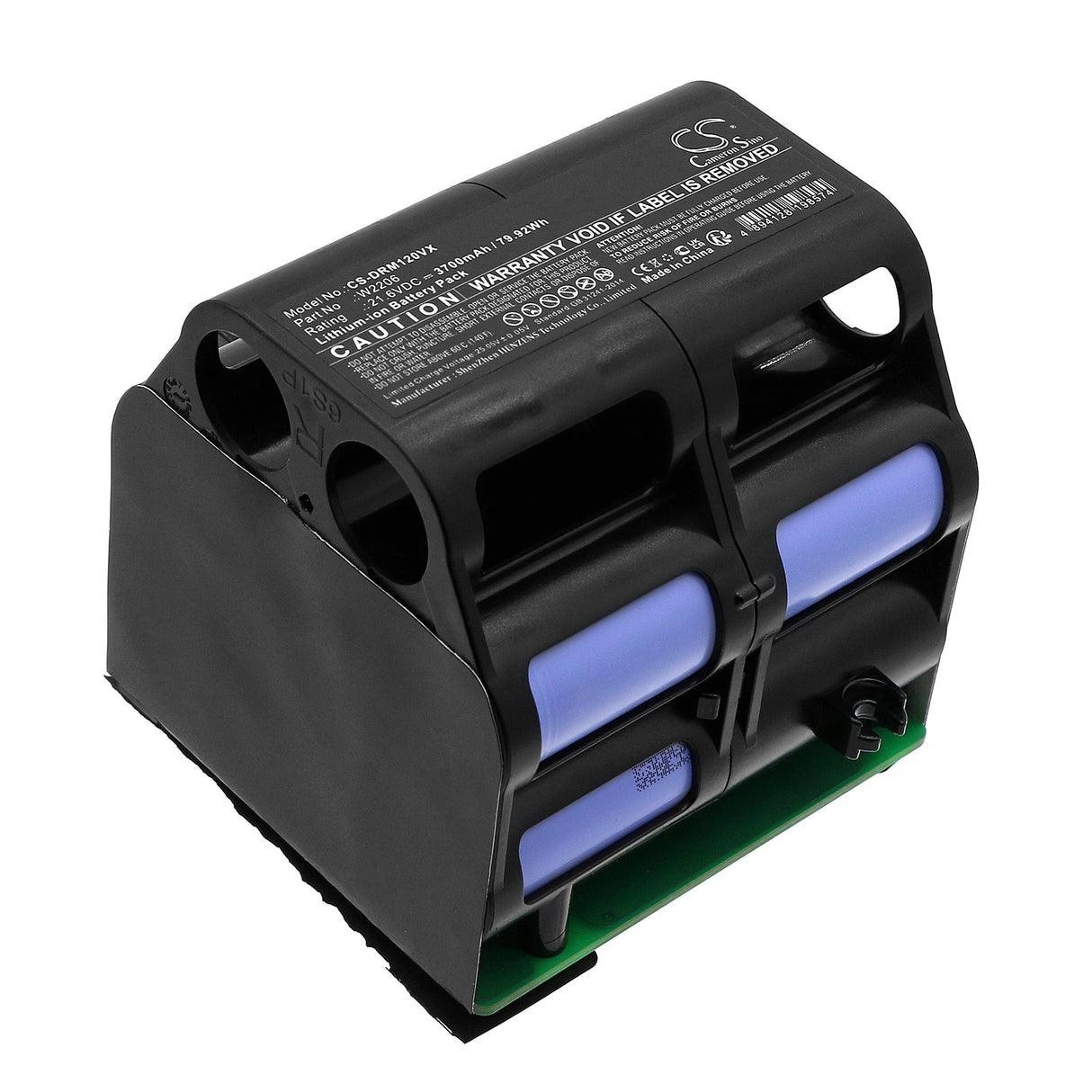 21.6V, Li-ion, 3700mAh, Vacuum Battery fits Dreame, M12, M12 Pro, 79.92Wh Vacuum Cameron Sino Technology Limited