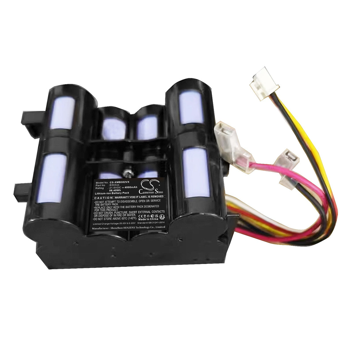 21.6V, Li-ion, 4000mAh, Battery fits Xiaomi, 2105, Mijia B302cn, 86.40Wh Vacuum Cameron Sino Technology Limited