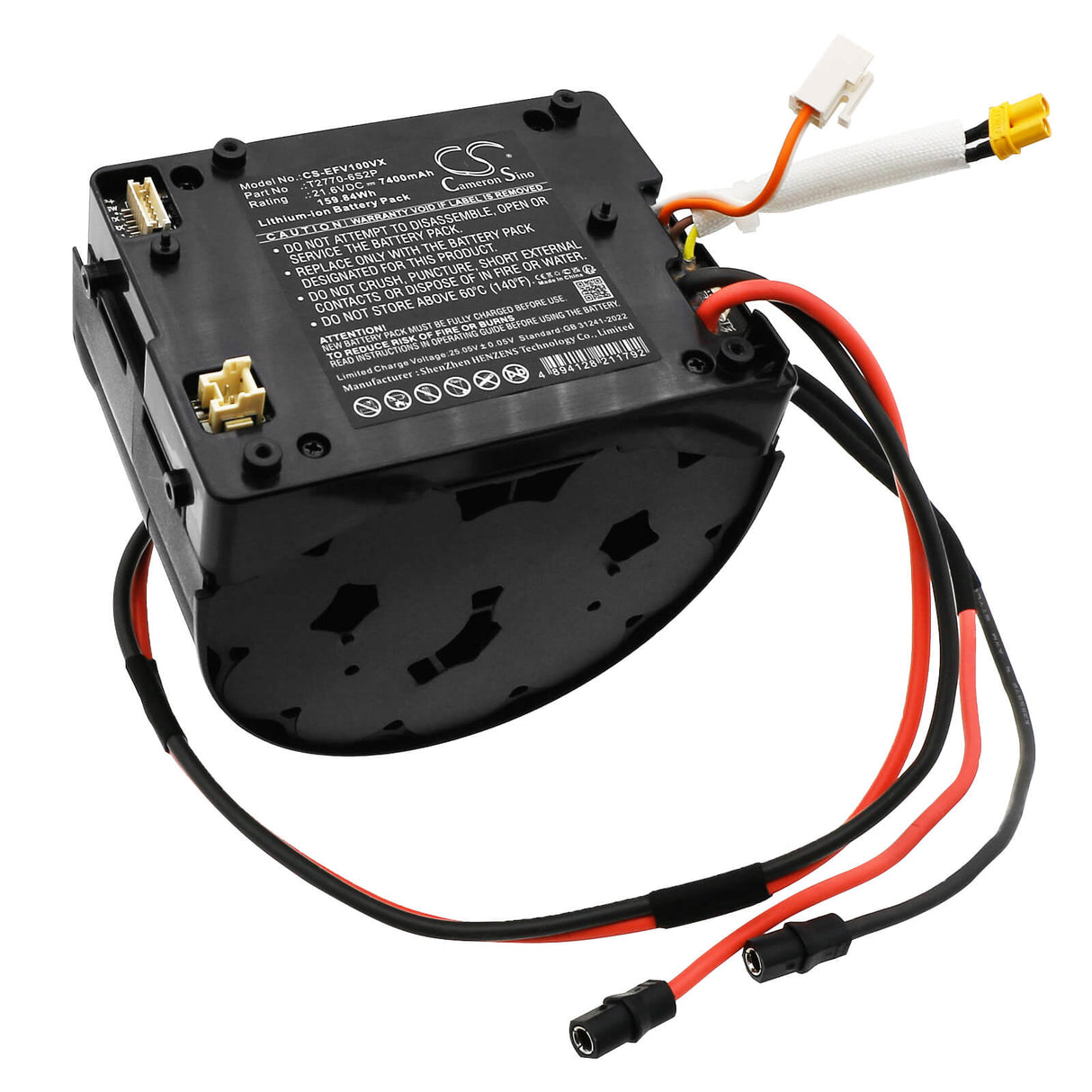 21.6V, Li-ion, 7400mAh, Vacuum battery fits Eufy, Mach V1 Ultra, 159.84Wh Vacuum Cameron Sino Technology Limited (Dangerous Goods)