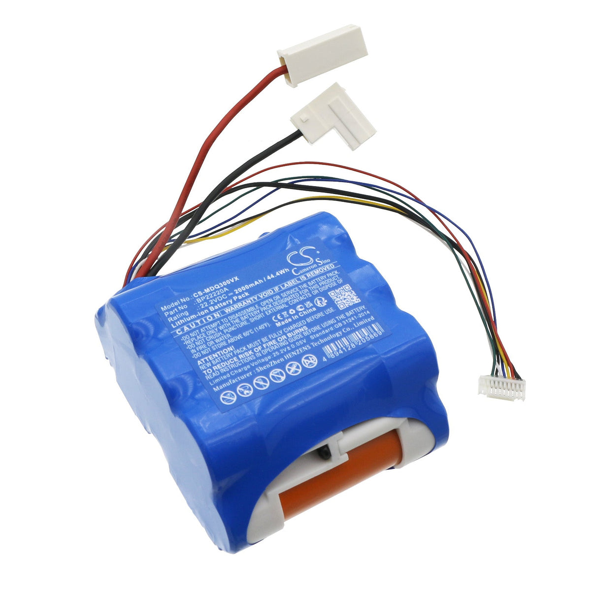 22.2V, Li-ion, 2000mAh Vacuum Battery fits Media, Q3, Q3 Lady, 44.4Wh Vacuum Cameron Sino Technology Limited