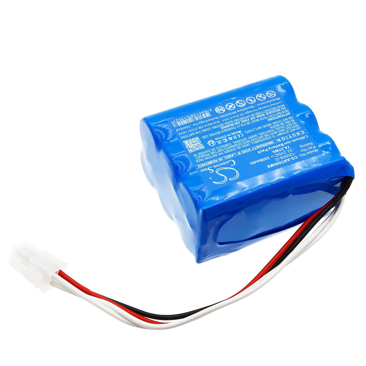 22.2V, Li-ion, 3350mAh, Medical battery fits Air Liquide, T60 Respirator, 74.37Wh Medical Cameron Sino Technology Limited (Medical)